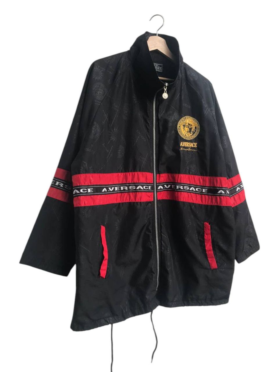 Versace × Vintage Vintage Alfredo Versace Embroidered Medusa Logo Windbreaker Size US M / EU 48-50 / 2 - 4 Thumbnail