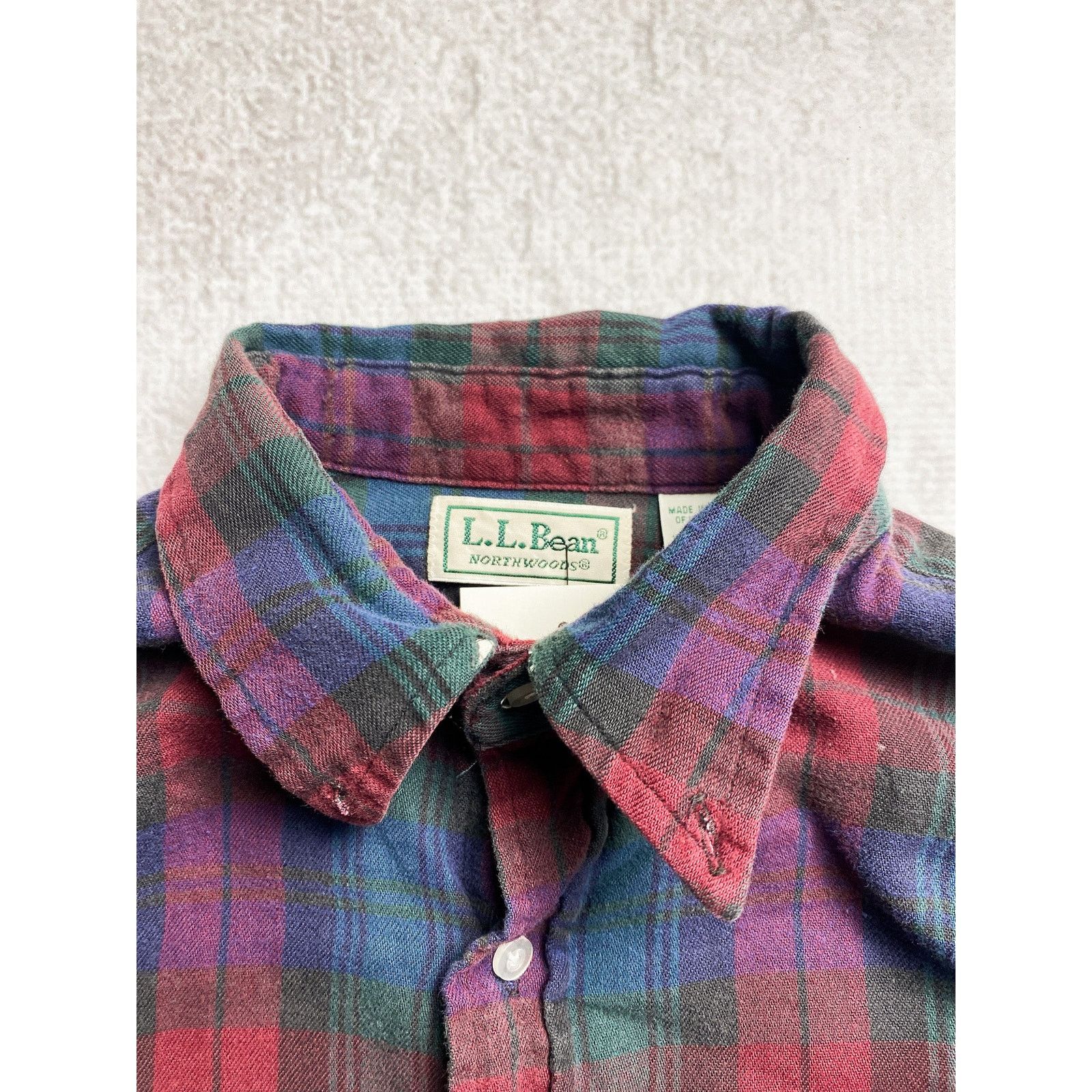 L.L. Bean Vintage 90s L.L. Bean Red Button-Down Shirt - Men's Medium Size US M / EU 48-50 / 2 - 3 Thumbnail