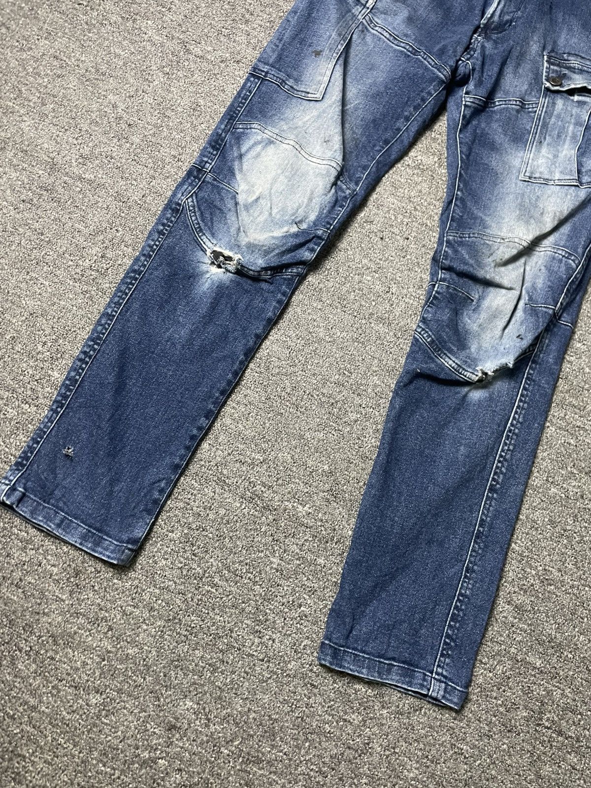 Japanese Brand × Vintage Japanese Brand Frontier Multi pocket Cargo Jeans(83) Size US 32 / EU 48 - 6 Thumbnail