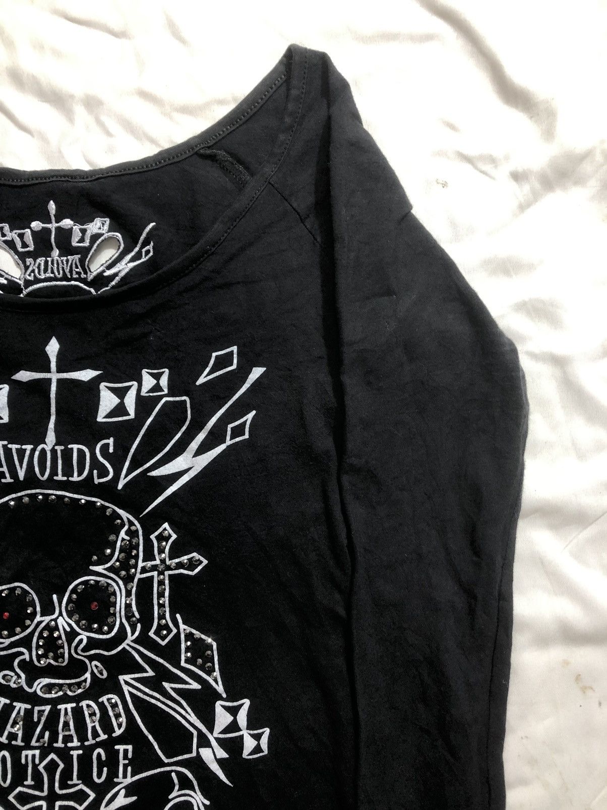 Hysteric Glamour Japan Dark Skull Avoids Hazard Notice Rock Punk Style Size US S / EU 44-46 / 1 - 3 Thumbnail