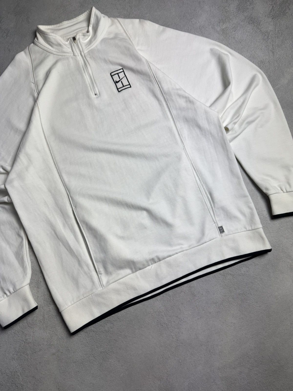Nike Vintage Nike Challenge Court 1/4 Zip Sweatshirt Size US L / EU 52-54 / 3 - 4 Thumbnail