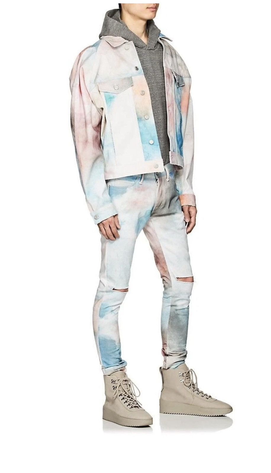 Fear of God Fear of God's Summer 2018 "Clouds" Drop Denim Jacket M 69 Size US M / EU 48-50 / 2 - 9 Thumbnail