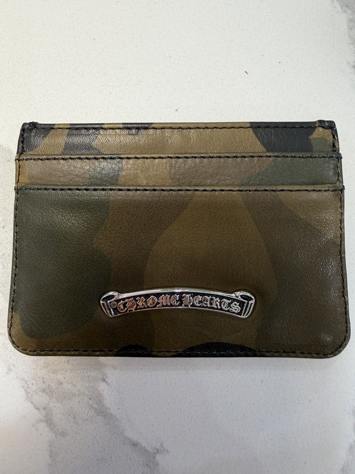 CHROME HEARTS CARD CASE WALLET CAMO