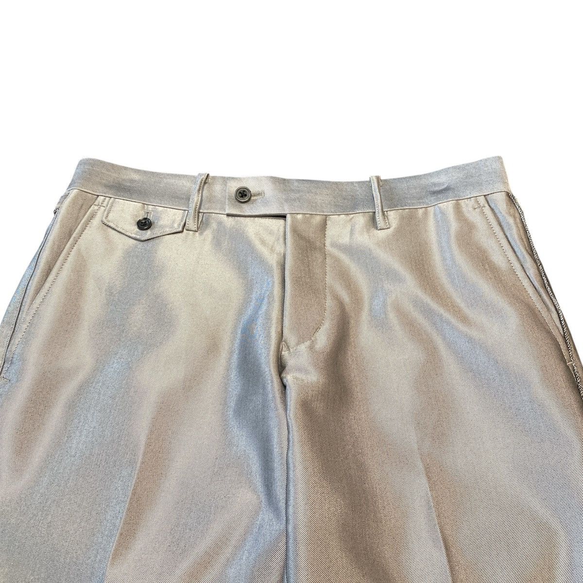 Tornado Mart Tornado Mart Silver Braided Flare Pants Size US 30 / EU 46 - 3 Thumbnail