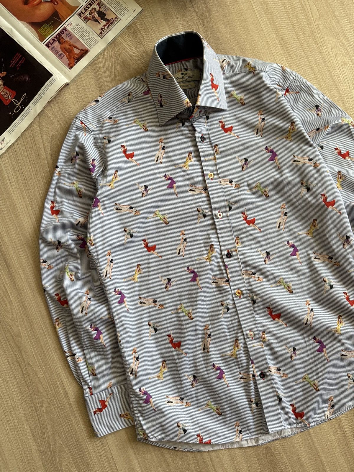 Japanese Brand Vintage RARE Claudio Lugli Shirt 00s Size US M / EU 48-50 / 2 - 4 Thumbnail