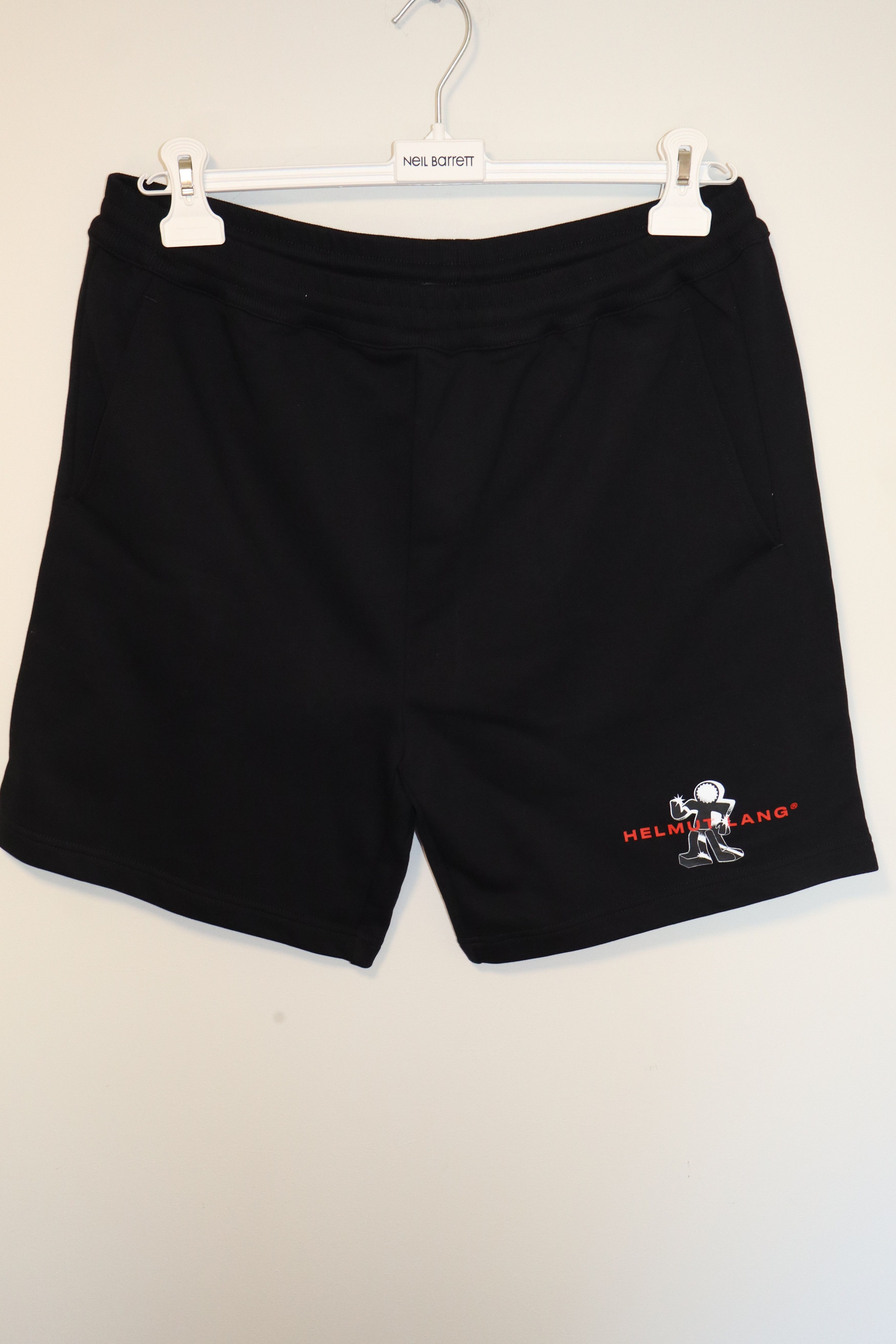 Helmut Lang logo print shorts Size US 32 / EU 48 - 1 Thumbnail