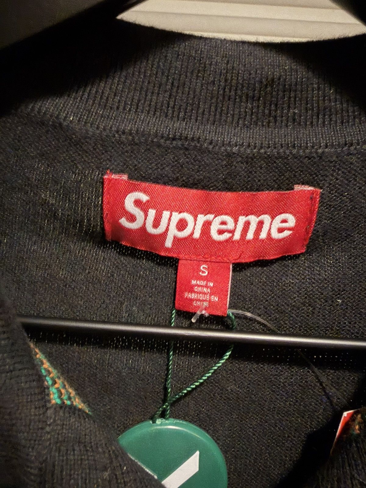 Supreme Plaid knit s/s polo Size US S / EU 44-46 / 1 - 2 Thumbnail