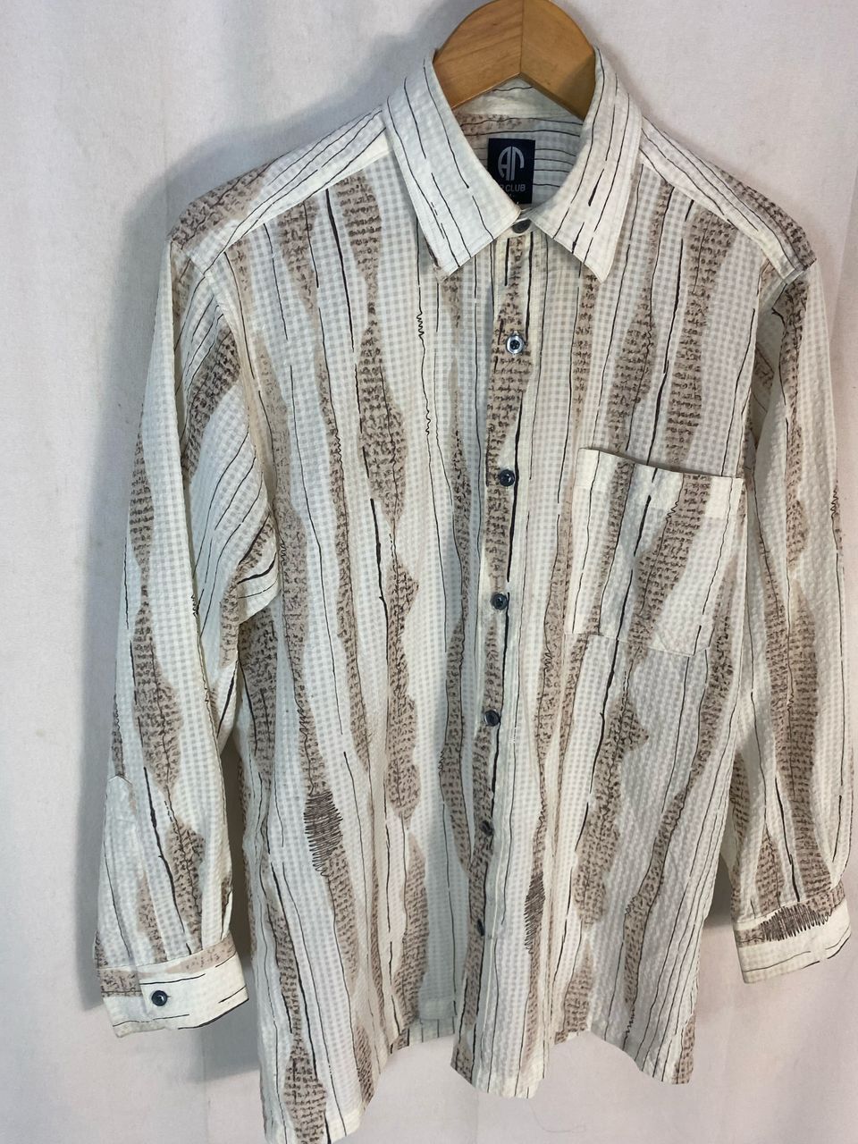 Japanese Brand AP club button up shirt Size US M / EU 48-50 / 2 - 2 Thumbnail
