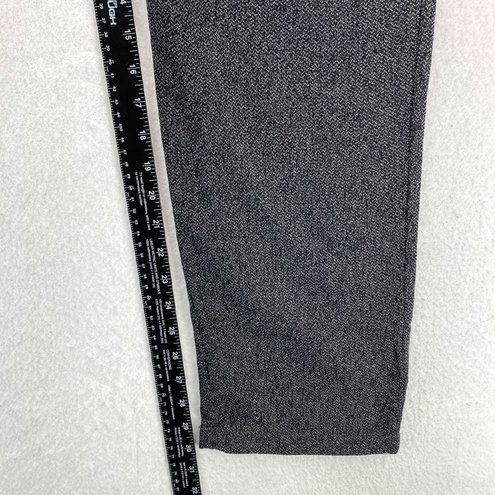 Vintage Chico's Design Dress Pants Gray Stretch Mid Rise Sz 1 US 8 NWT Women's Casual Straight Front Pockets Size 30" / US 8 / IT 44 - 7 Thumbnail