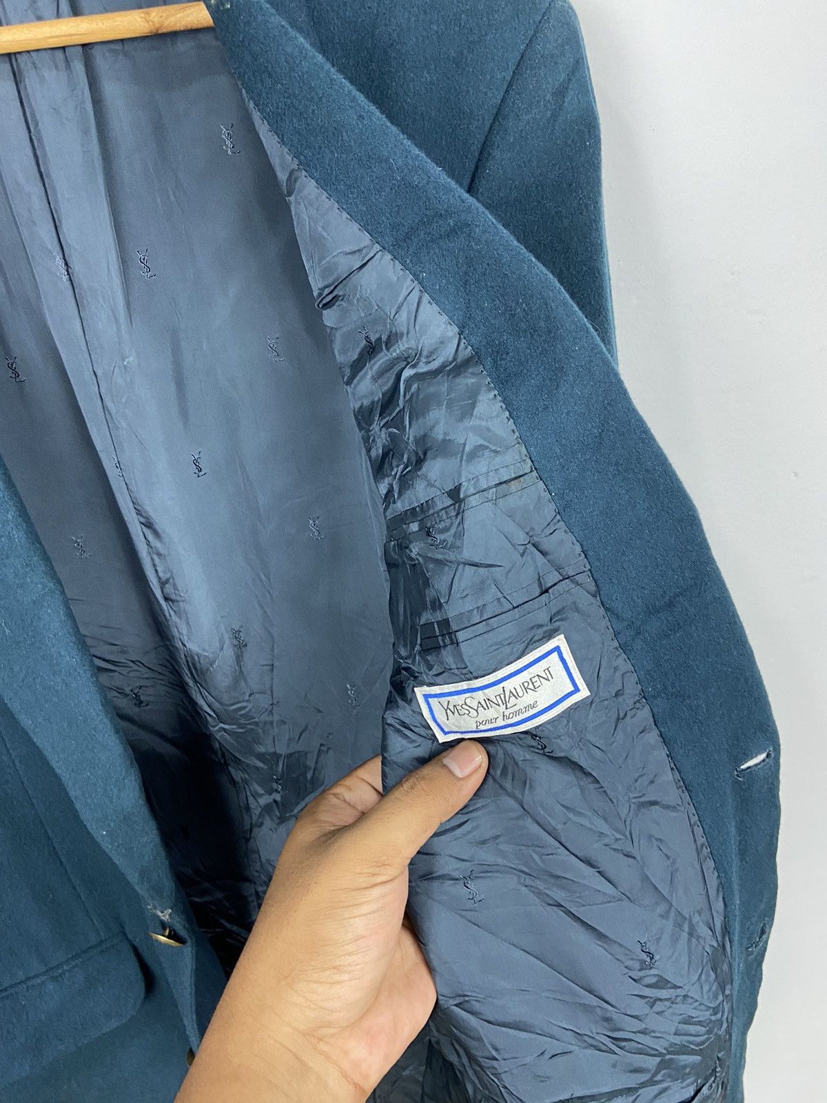 Other × Yves Saint Laurent Vintage Yvest Saint Laurent Cashmere Coat Size 50S - 10 Thumbnail