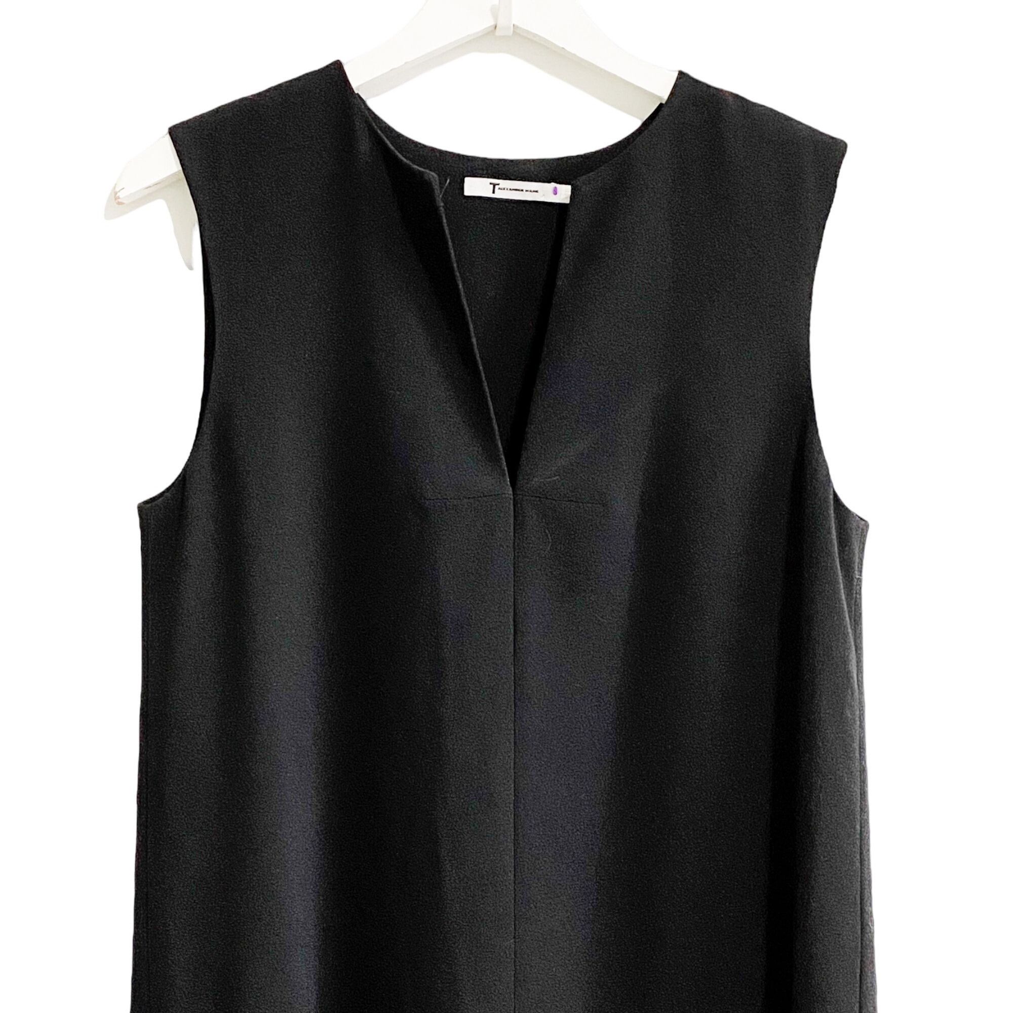 T by Alexander Wang T Alexander Wang Drop-waist Handkerchief Hem Dress, Size 4 Size S / US 4 / IT 40 - 4 Thumbnail