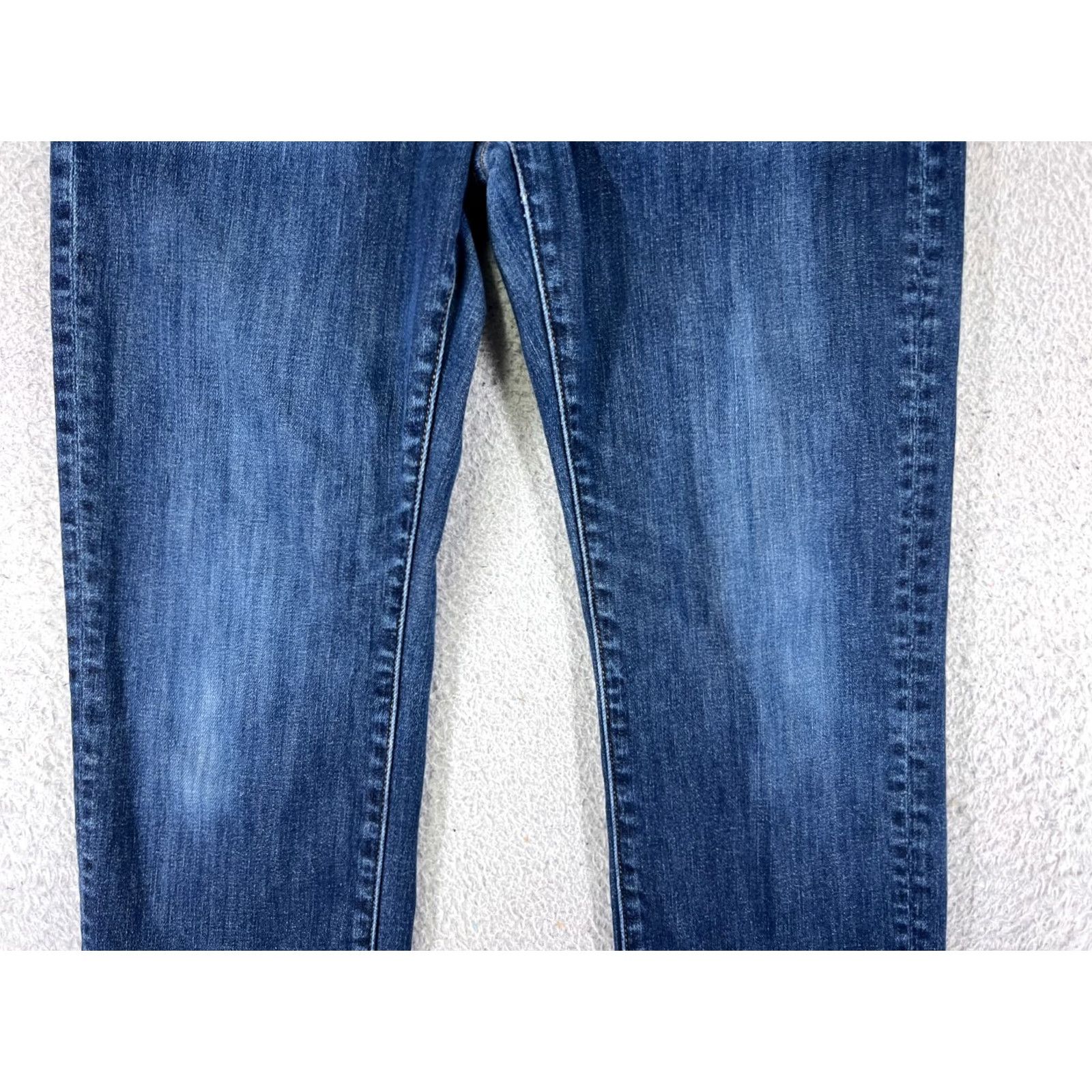 7 For All Mankind 7 For All Mankind Jeans Regular 28x27 Blues Denim Straight Distressed Stretch 28 Mens Pants Vintage No Size US 28 / EU 44 - 3 Thumbnail