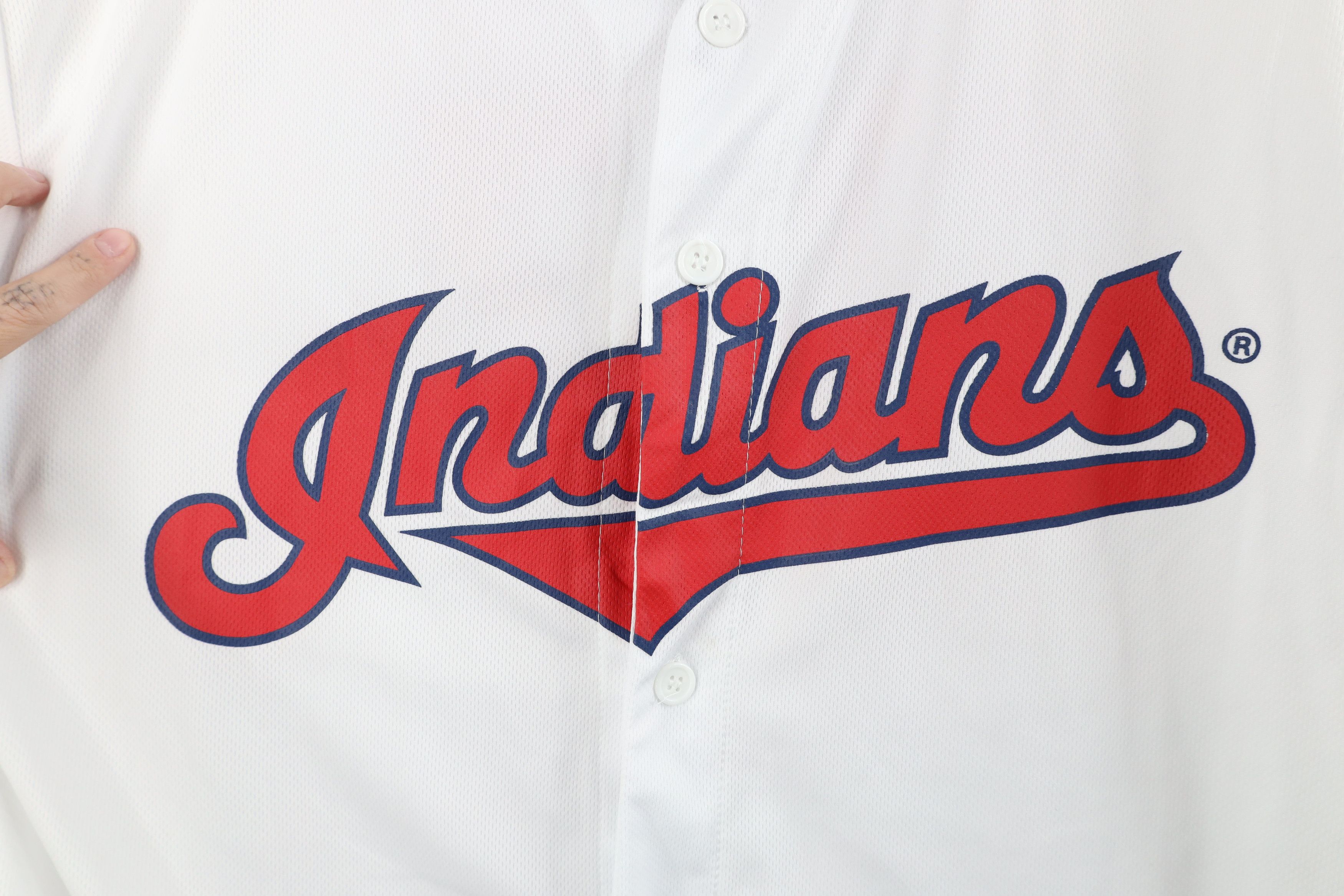 Vintage Vintage Allen Cleveland Indians Baseball Jersey White #37 Size US XL / EU 56 / 4 - 5 Thumbnail