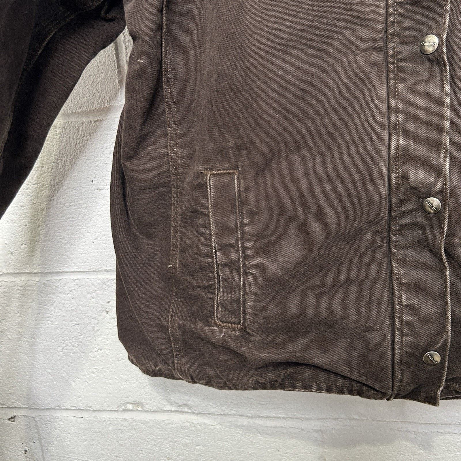 Carhartt Carhartt Sandstone Sherpa-Lined Berkley Jacket “Dark Brown” Size XL / US 12-14 / IT 48-50 - 10 Thumbnail