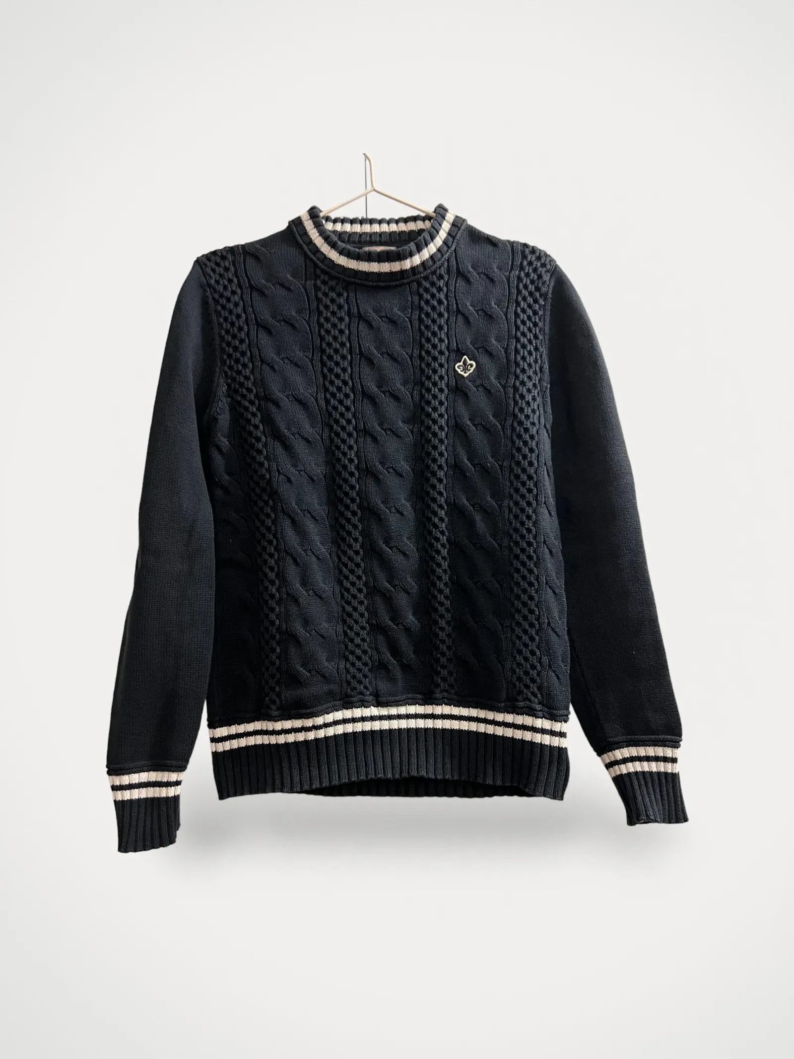 Morris Morris Gregson Cable O-neck Cardigan Size US XS / EU 42 / 0 - 1 Thumbnail