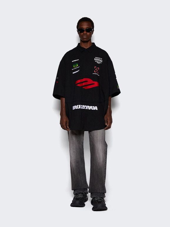 Balenciaga o1w1db10425 Gamer Shirt in Black Size US S / EU 44-46 / 1 - 2 Thumbnail