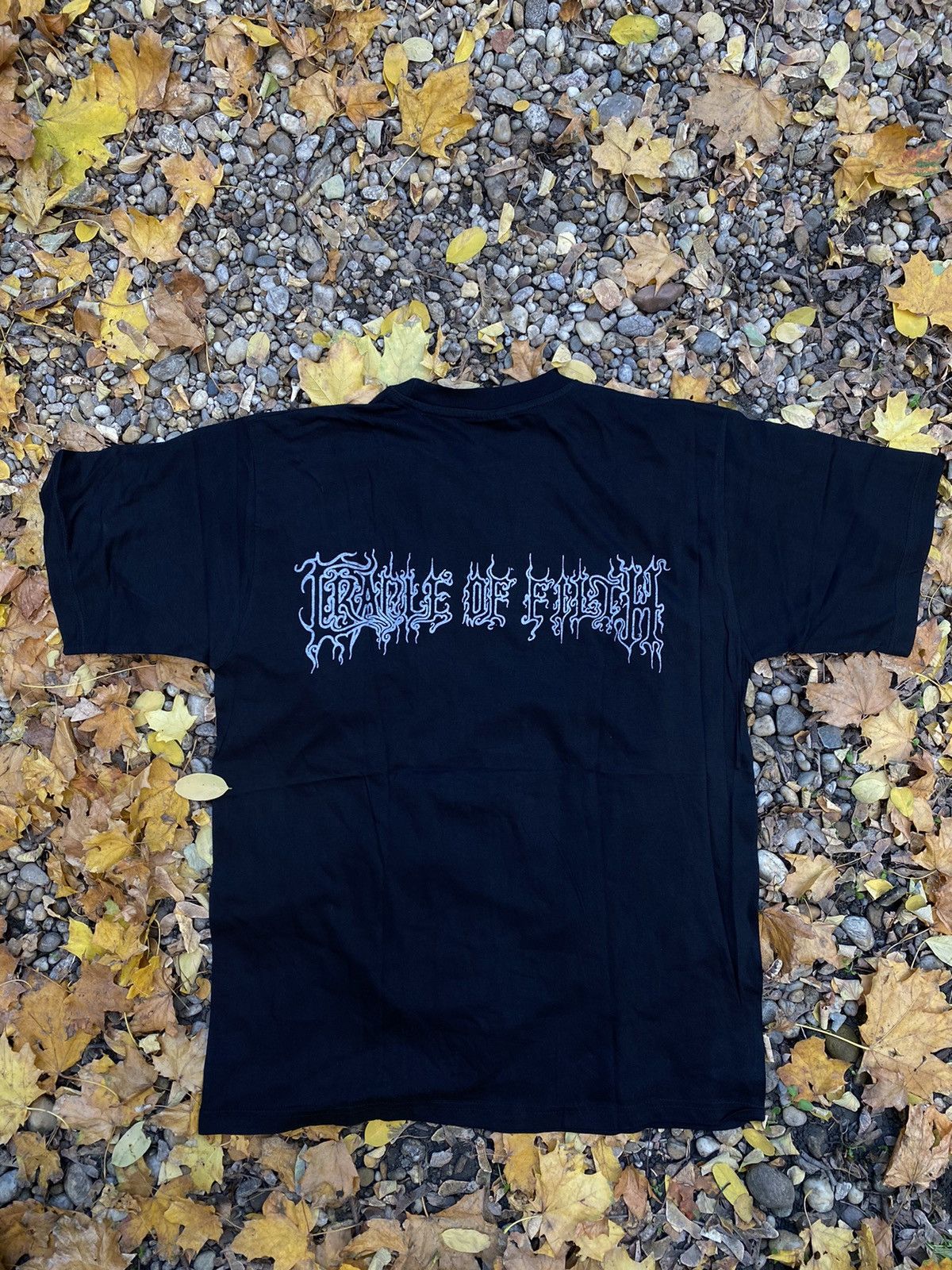 Band Tees × Vintage Vintage 90s Cradle Of Filth fog Kiss Tee Size US XL / EU 56 / 4 - 4 Thumbnail