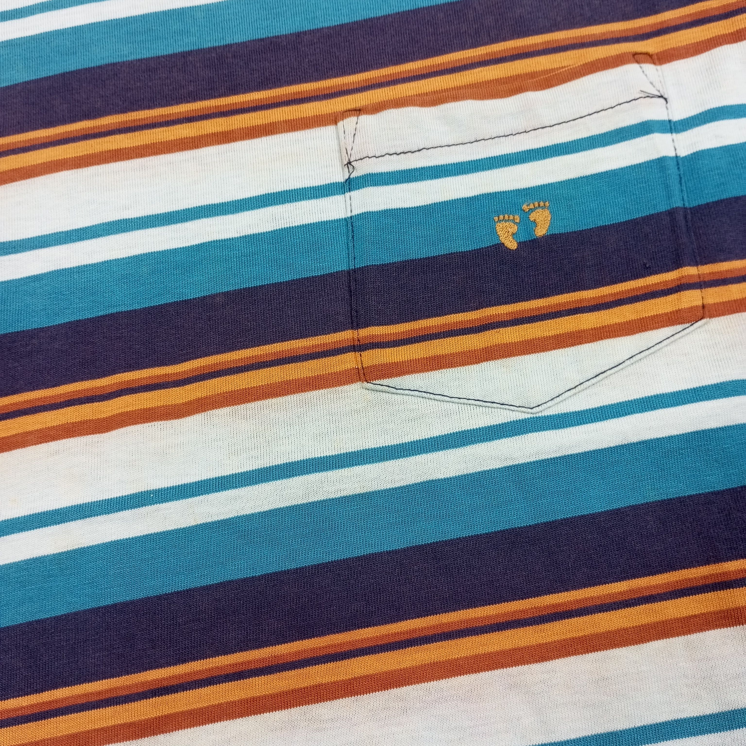 Hang Ten × Vintage Hang Ten Pocket Stripes Design Tshirt Size US L / EU 52-54 / 3 - 9 Thumbnail