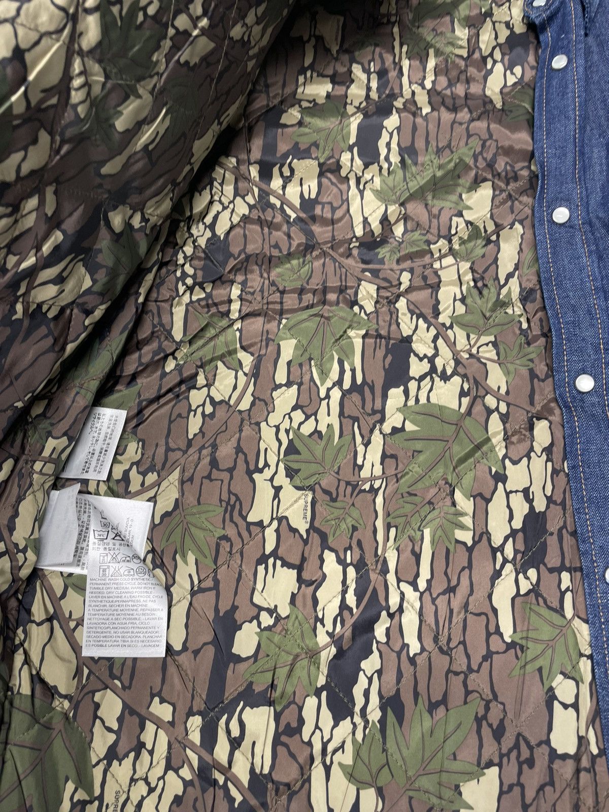 Levi's × Supreme Supreme FW13 western denim button up quilted Size US M / EU 48-50 / 2 - 8 Thumbnail