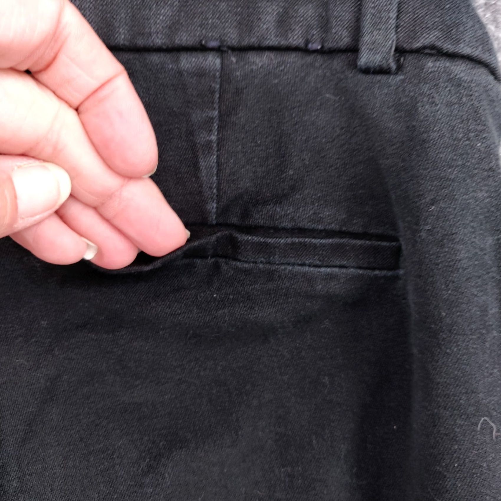 J.Crew J.CREW Pants Womens 6 Black Winnie Cropped Mid Rise Skinny Lined Front Flat Casual Pants Womens Size 28" / US 6 / IT 42 - 6 Thumbnail