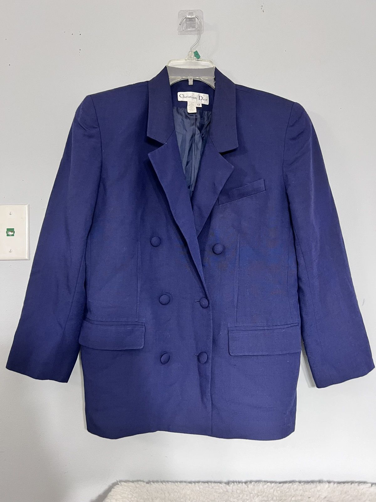 Dior × Vintage Vintage Christian Dior Blazer size 12 Size XL / US 12-14 / IT 48-50 - 5 Thumbnail