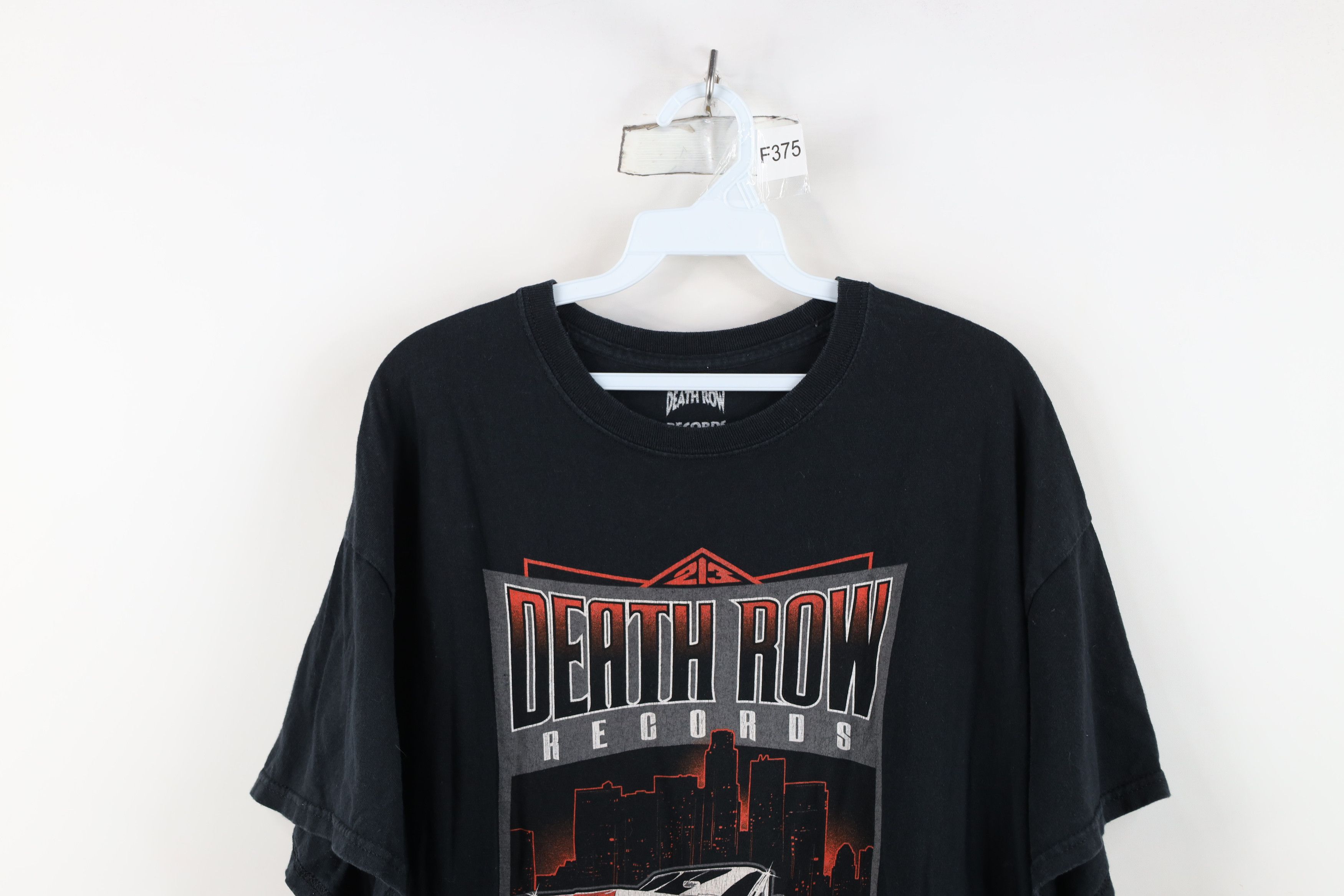 Vintage Retro Y2K Spell Out 213 LBC Death Row Records Rap T-Shirt Size US L / EU 52-54 / 3 - 2 Thumbnail