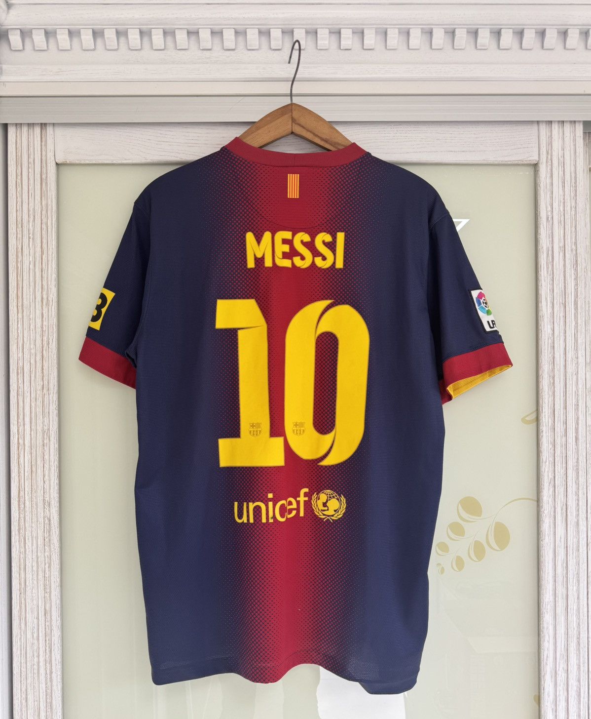 Nike Messi #10 Barcelona 2012-2013 Home Soccer Jersey Vintage Kit Size US L / EU 52-54 / 3 - 1 Thumbnail
