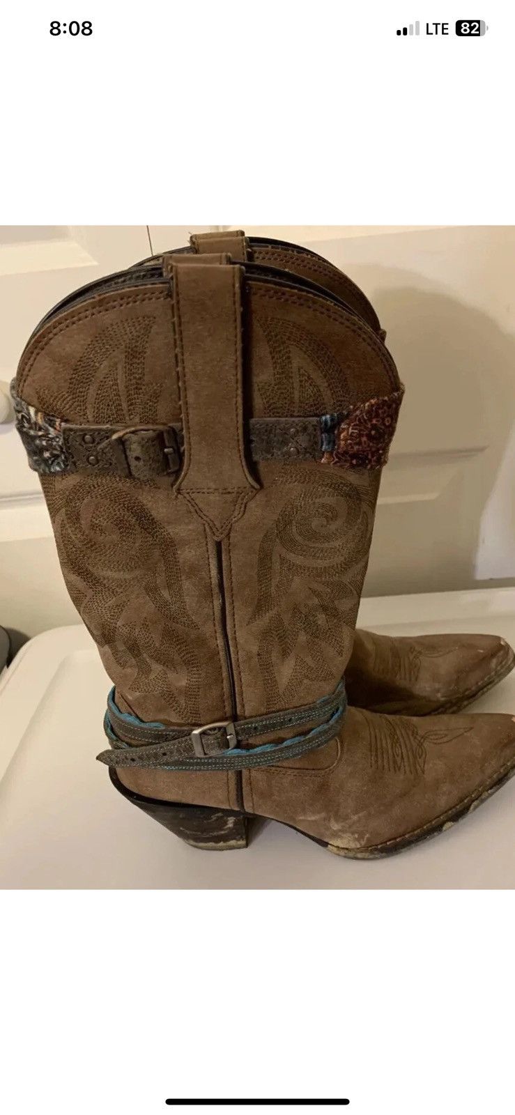 Durango womens sz 6.5 crush boots brown