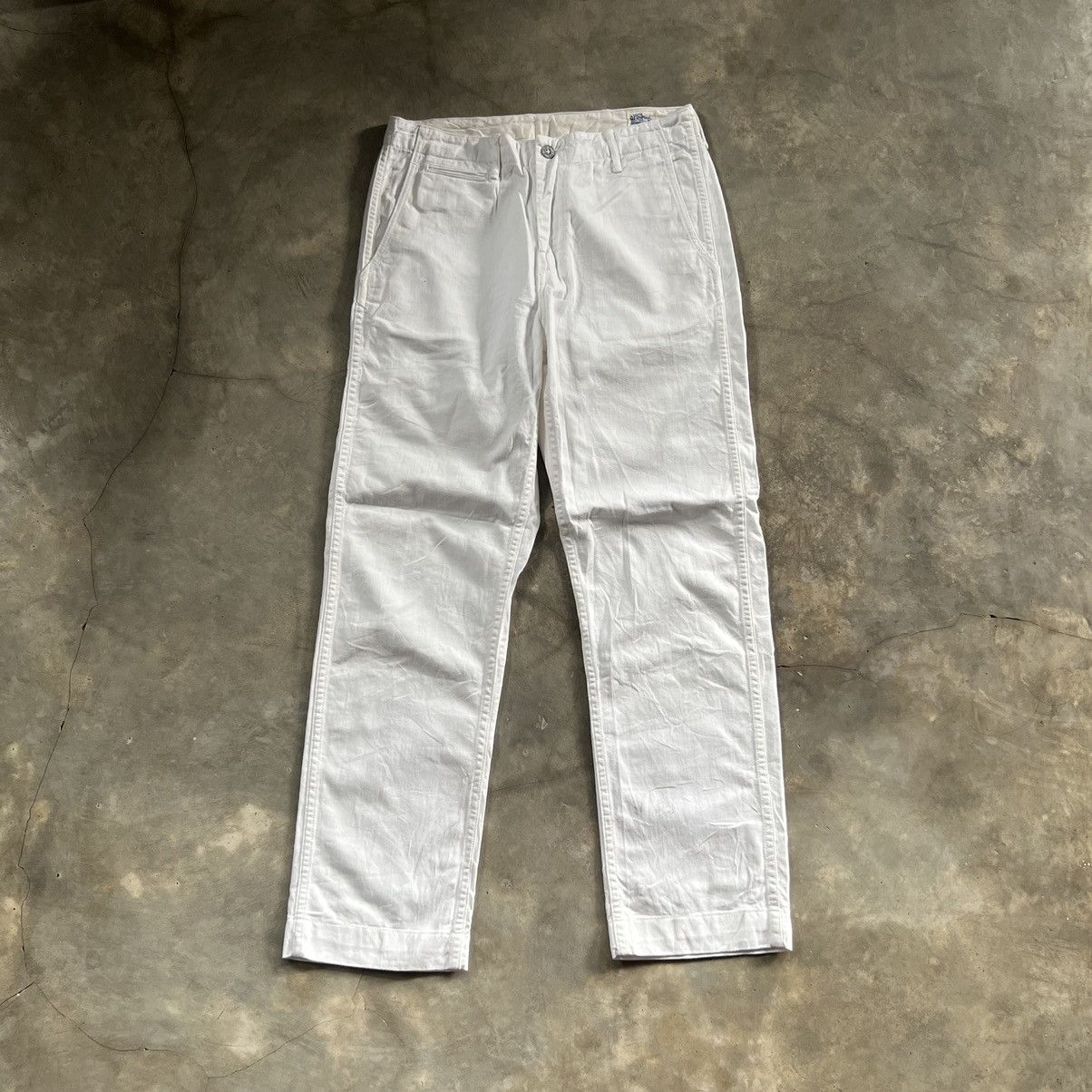 image of Orslow Denim Pants in White, Men's (Size 31)