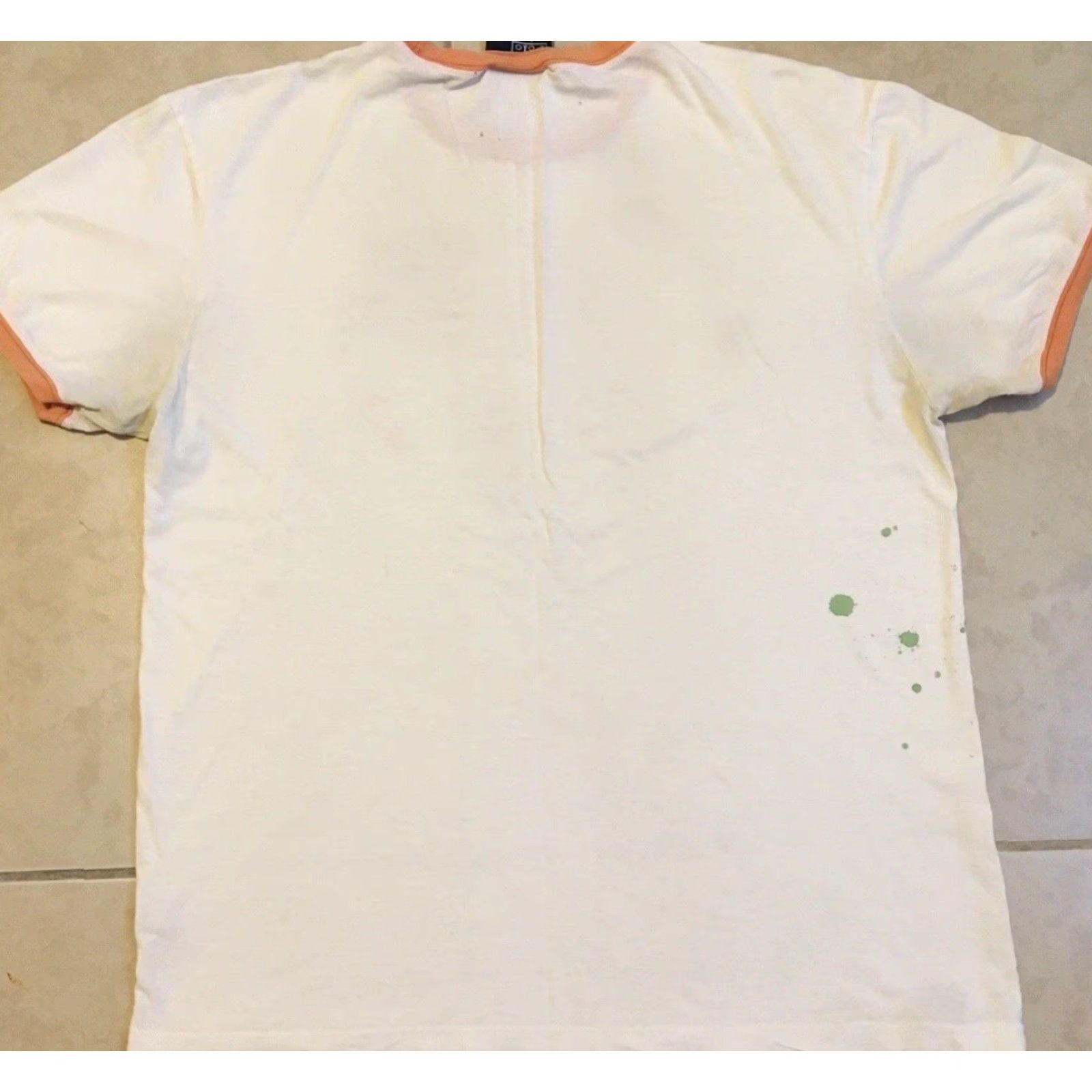 Nautica Vtg 90s Polo Ralph Lauren Canoeing Shirt M White Distressed Ringer Sailing Surf Yachting Beach Vintage Polo Ralph Lauren Mens Shirt Size US M / EU 48-50 / 2 - 2 Thumbnail