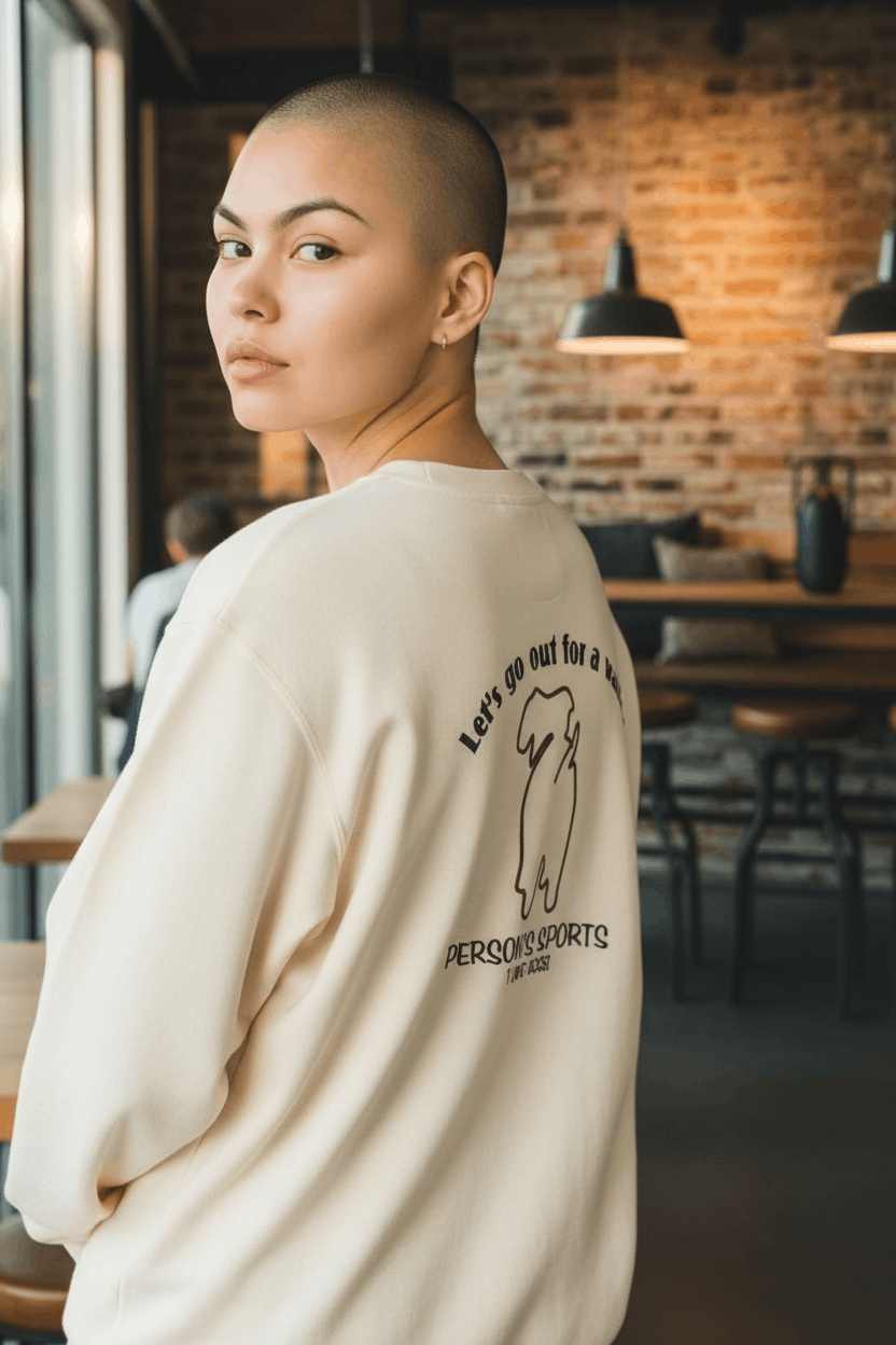 PERSON'S Vintage 90's PERSON'S SPORT Love Dogs Sportswear Sweatshirts Size US XS / EU 42 / 0 - 1 Thumbnail
