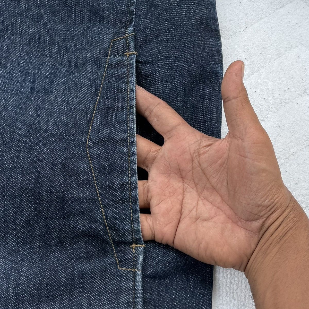 Japanese Brand Evenriver Workwear Denim Jacket Utility Mechanic Biker Size US XL / EU 56 / 4 - 9 Thumbnail
