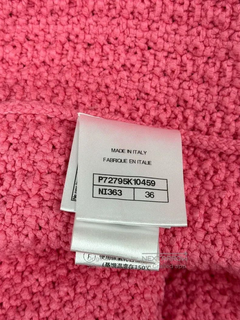 Chanel Chanel Watermelon red knitted vest Size XS / US 0-2 / IT 36-38 - 5 Thumbnail