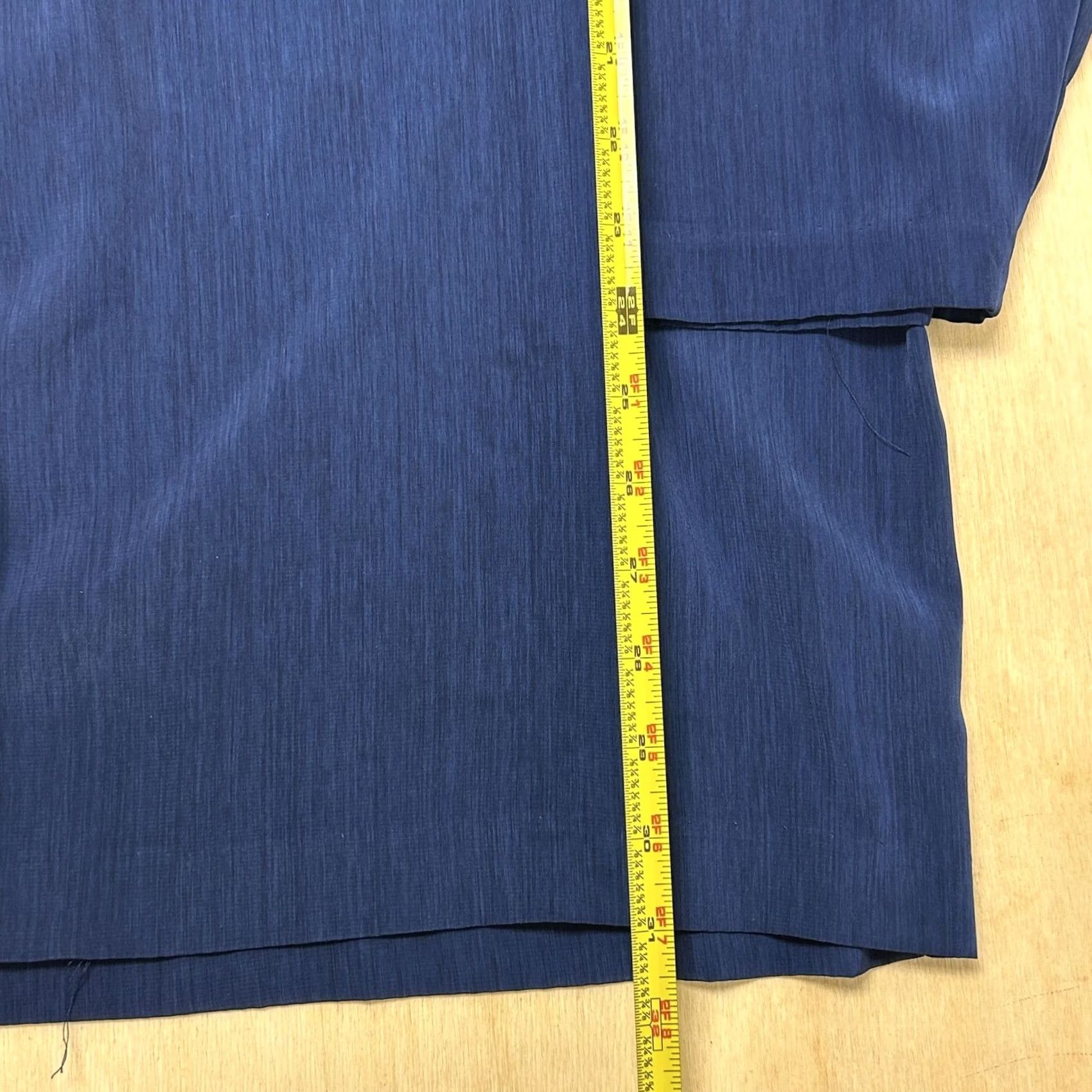 Vintage VINTAGE S.G. Sport Jacket Womens 1X Blue Crepe Button Front Unlined USA Size XL / US 12-14 / IT 48-50 - 5 Thumbnail