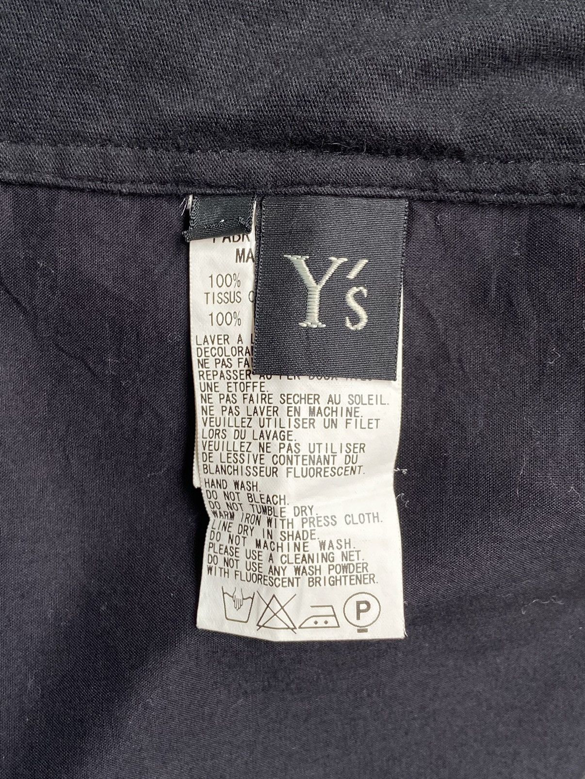 Yohji Yamamoto Y’S Yohji Yamamoto Black Shirt Outer Vest Size US L / EU 52-54 / 3 - 11 Thumbnail