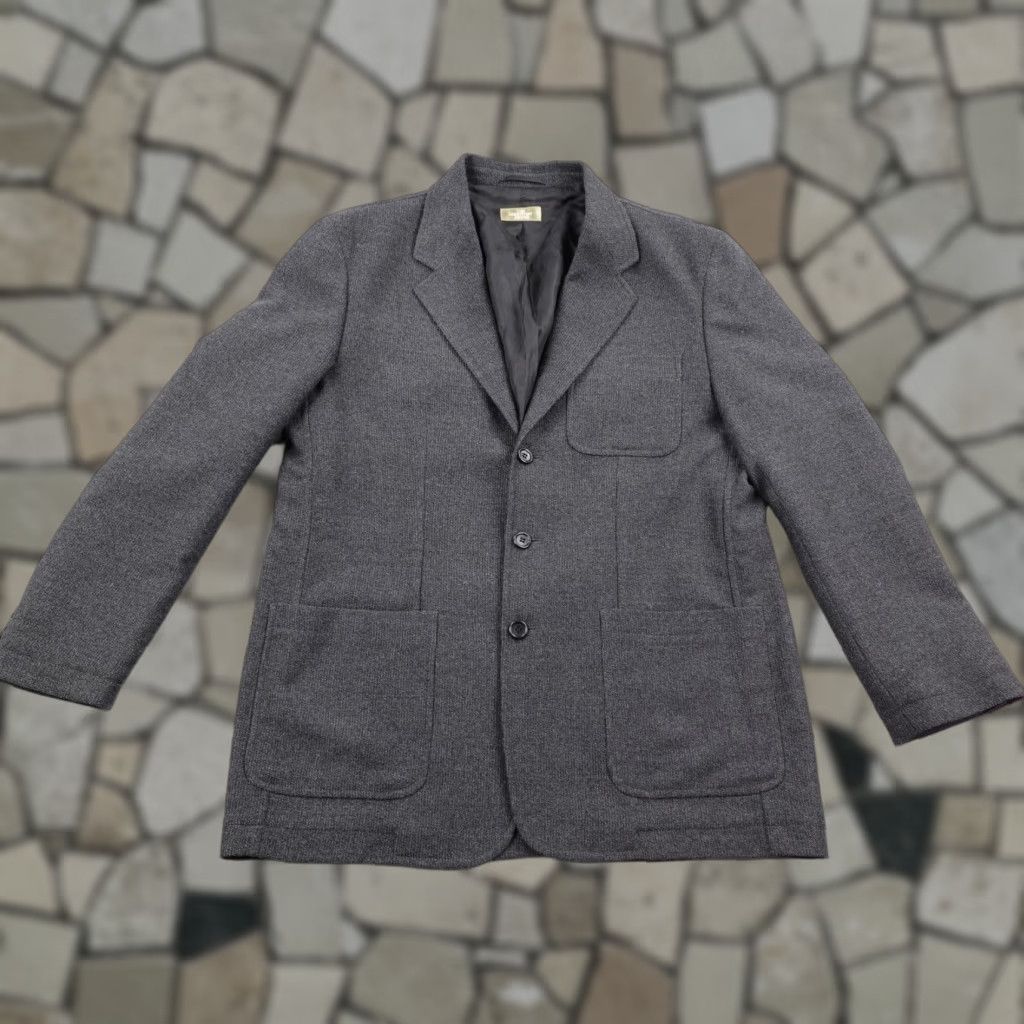 The Territory Ahead Territory Ahead Jacket Mens 42R Gray Wool Cashmere Blazer Sport Coat 3 Button Size 42R - 1 Thumbnail