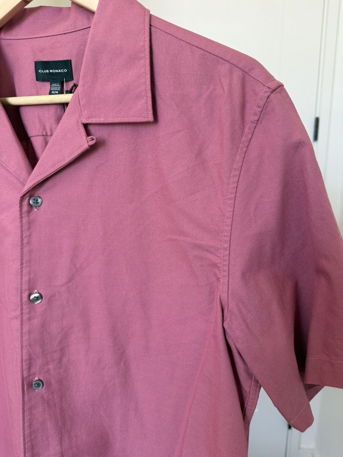 Club Monaco Camp Collar Oxford Shirt Size US M / EU 48-50 / 2 - 3 Thumbnail