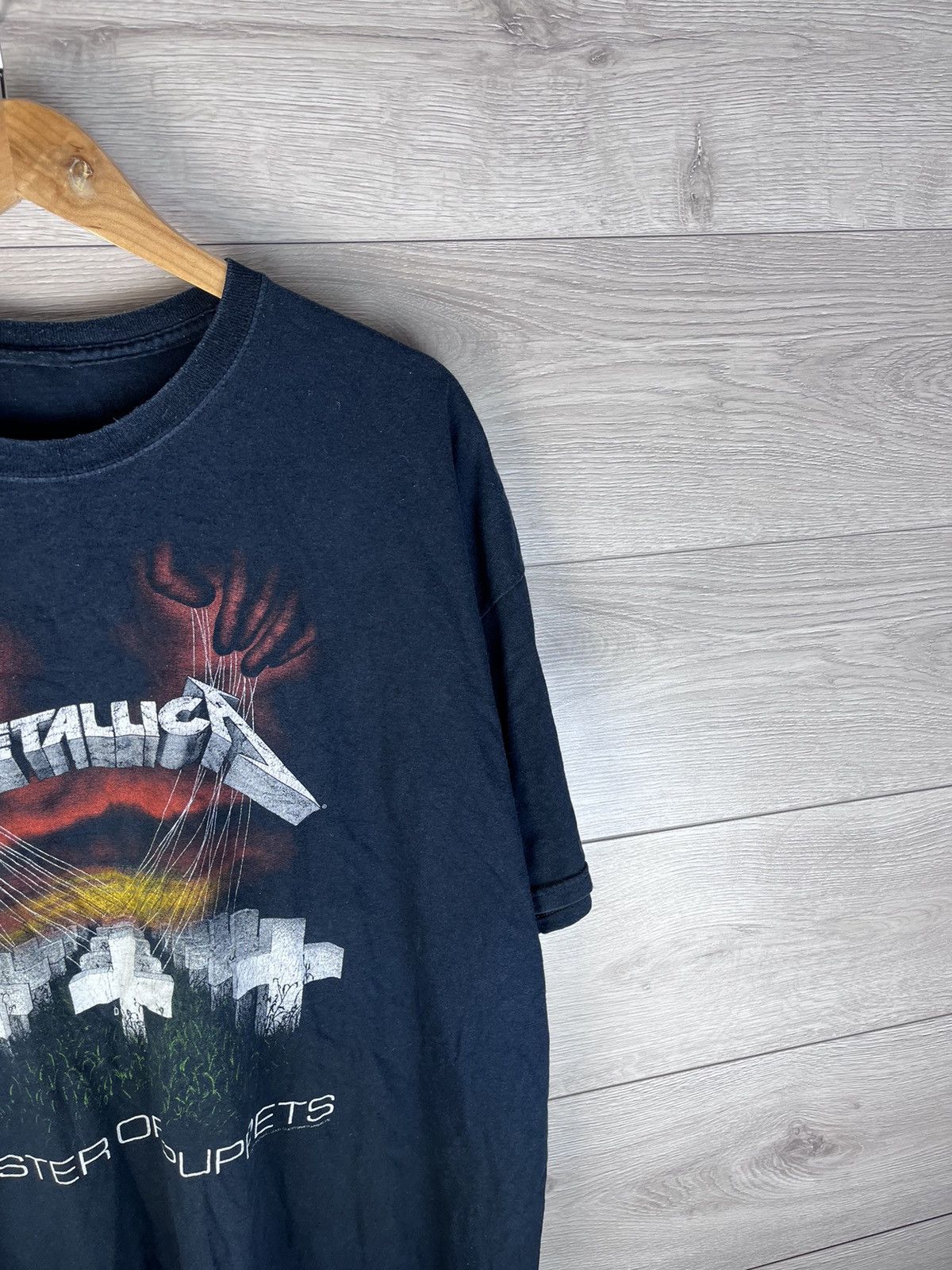 Gildan Vintage T-shirt Metallica 2007 rock merch Size US XL / EU 56 / 4 - 3 Thumbnail
