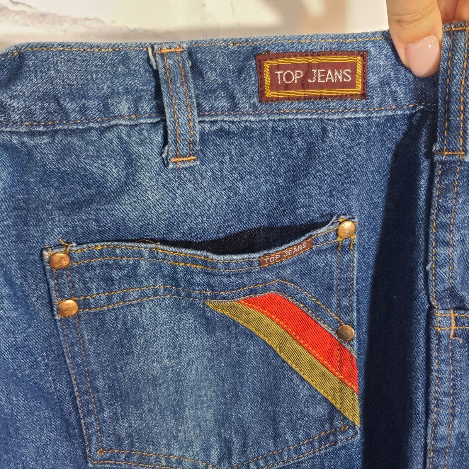 Other Vintage Women's TOPS Jeans Size 38" / US 16 / IT 52 - 3 Thumbnail