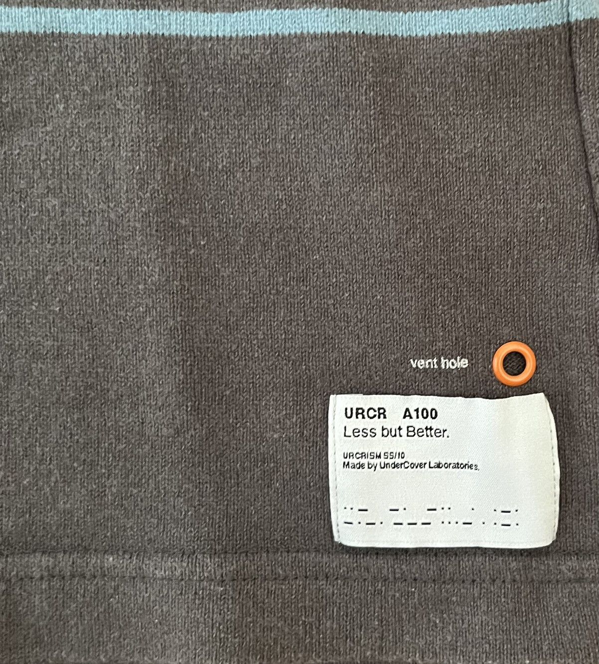 Jun Takahashi Undercover URCR SS10 "Less but Better" Vent Hole Tee Size US M / EU 48-50 / 2 - 3 Thumbnail