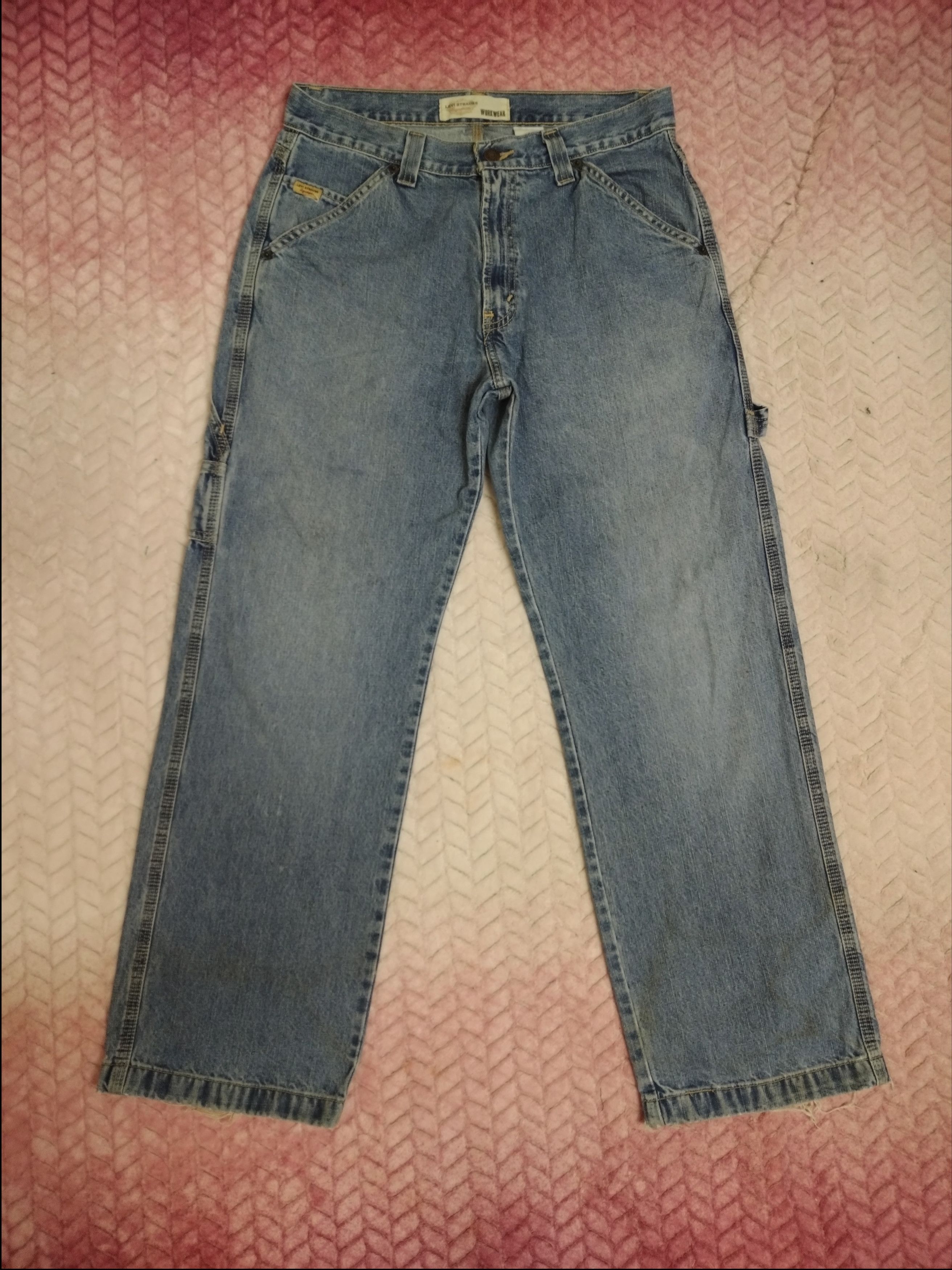 image of Levis x Vintage Crazy VTG Levi’S Signature Carpenter Baggy Denim in Blue, Men's (Size 30)