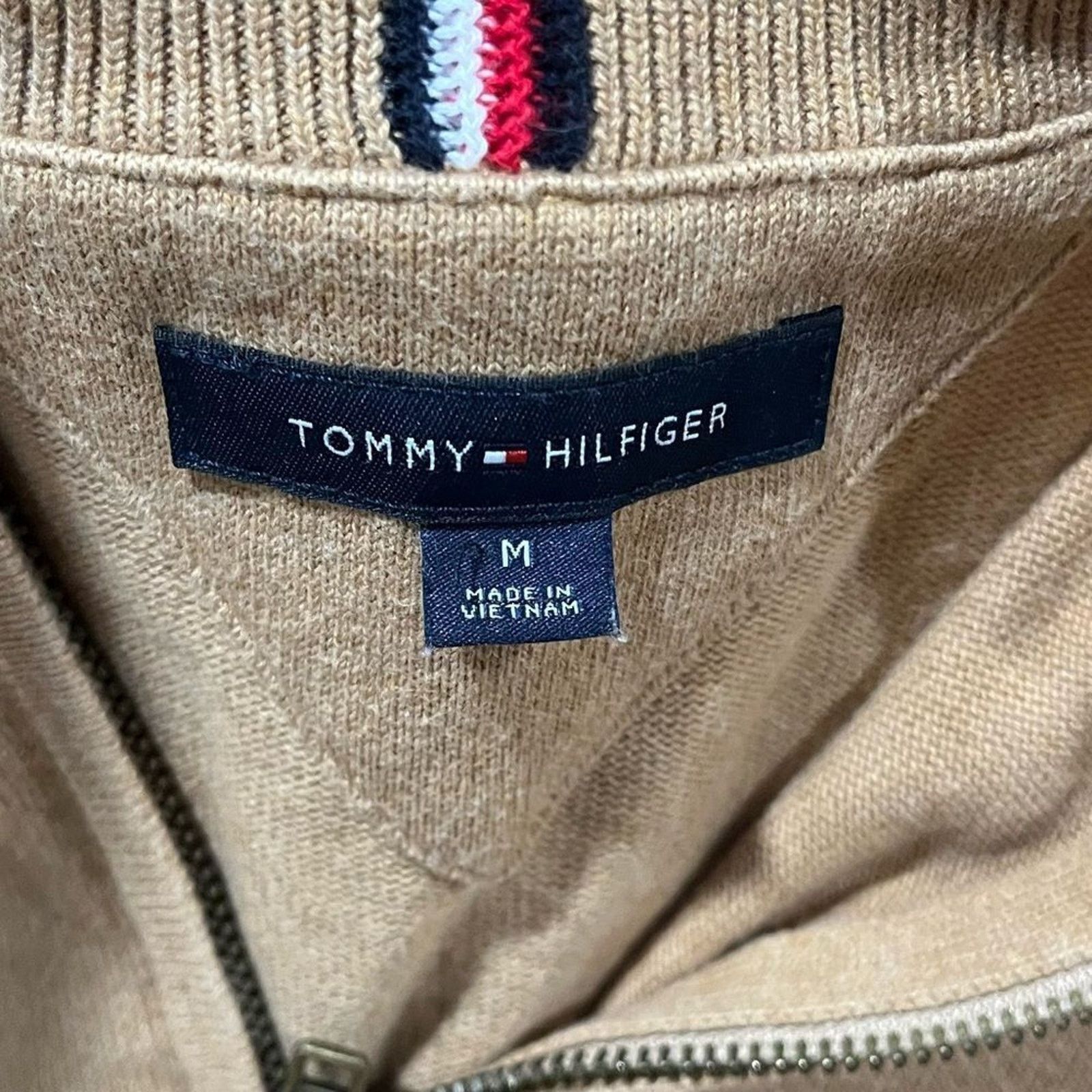 Tommy Hilfiger Tommy Hilfiger Sweater 1/4 Zip Mock Neck Long Sleeves M Size US M / EU 48-50 / 2 - 2 Thumbnail