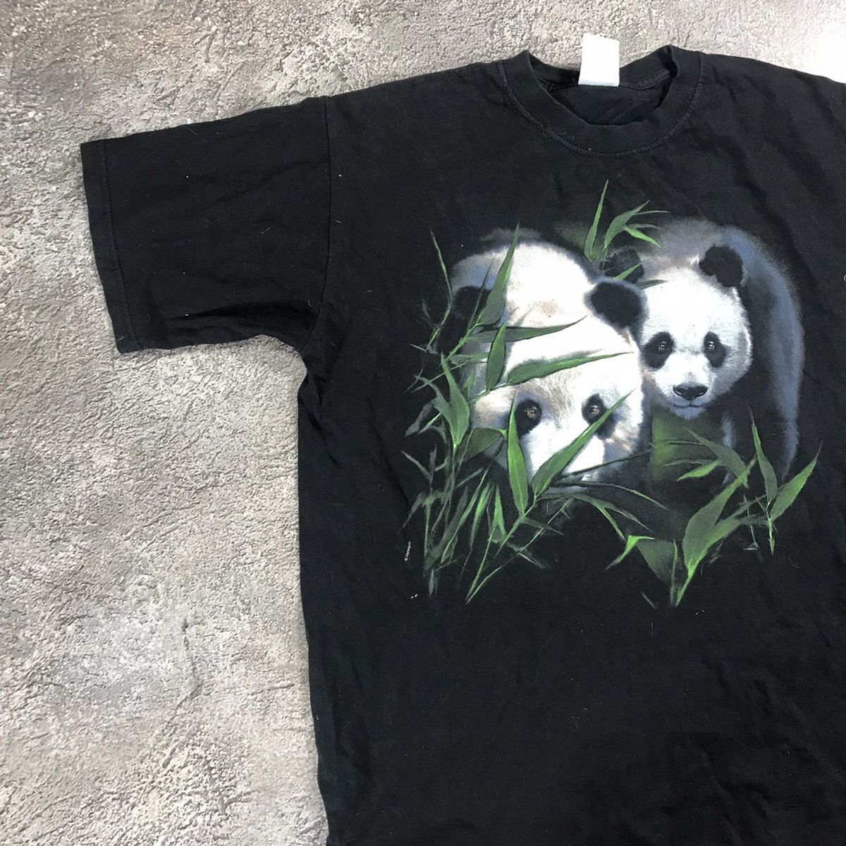 Vintage Vintage Y2K Panda Graphic Tee Animal Art Streetwear Baggy S Size US S / EU 44-46 / 1 - 3 Thumbnail