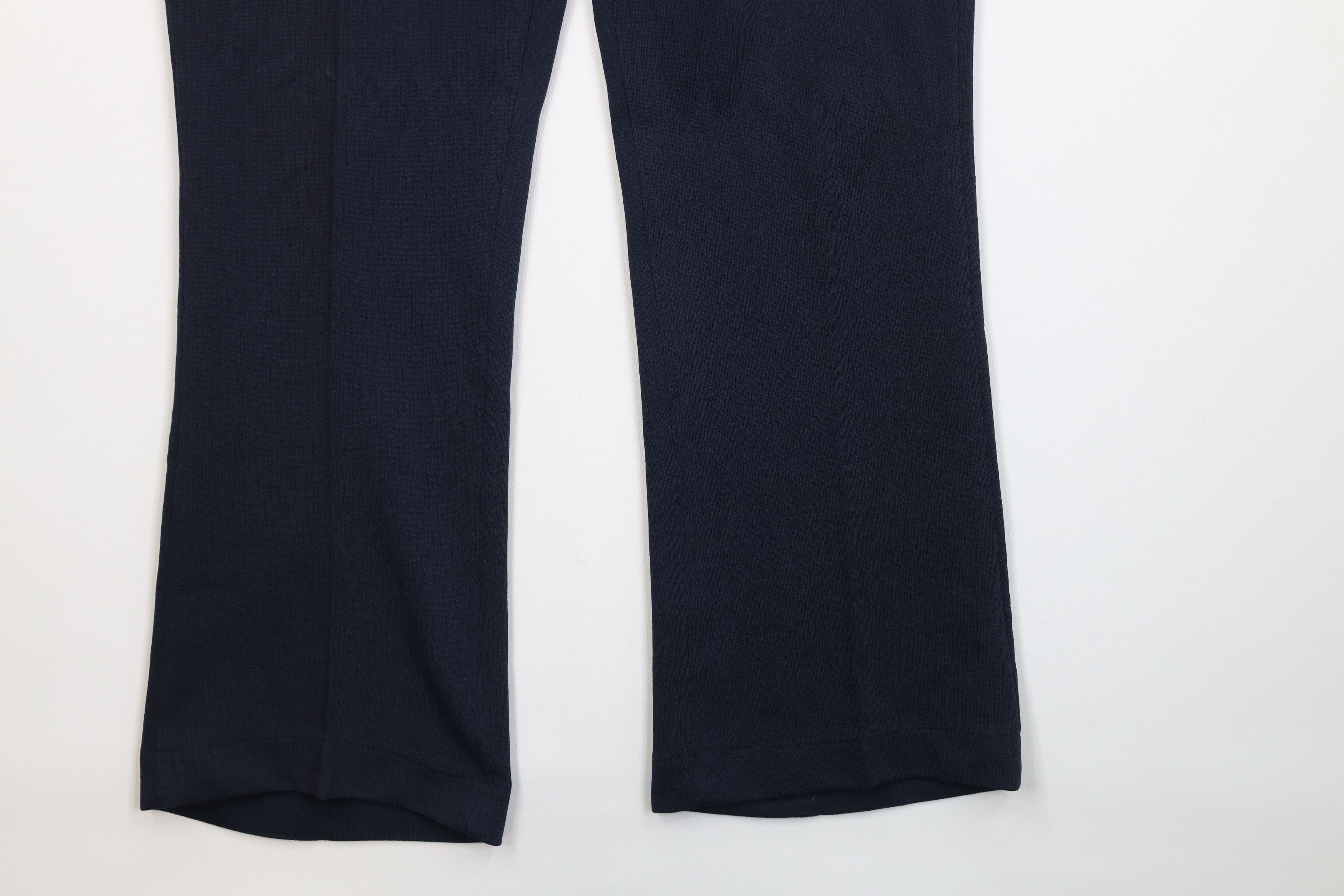 Vintage Vintage 70s Streetwear Flared Wide Leg Chino Pants Blue USA Size US 34 / EU 50 - 5 Thumbnail