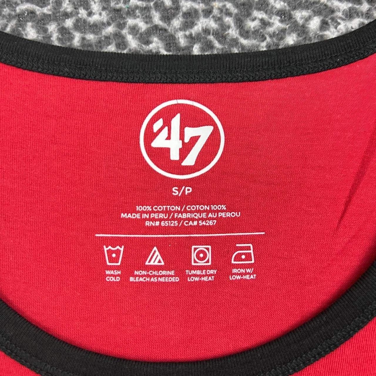 47 Brand San Francisco 49ers Shirt Men Red Sleeveless Crew Neck New S Size US S / EU 44-46 / 1 - 6 Thumbnail