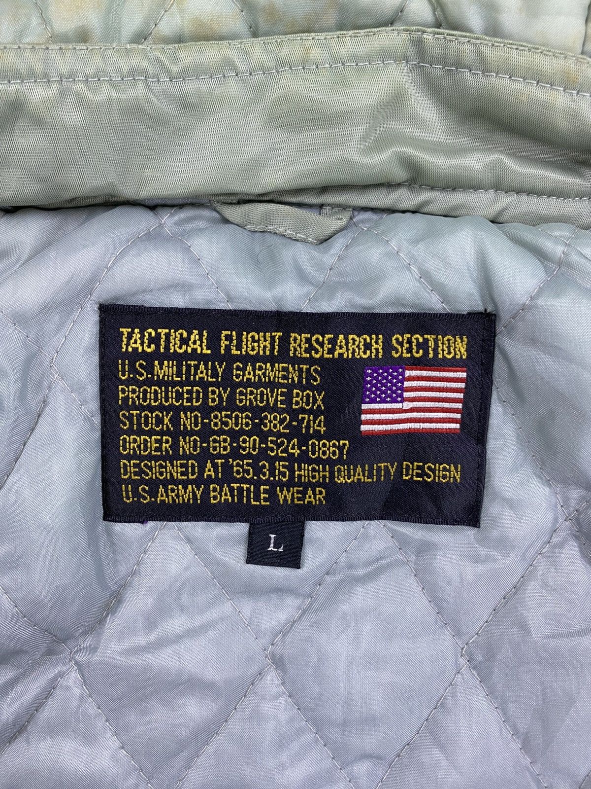 Other Vintage Grove Box U.S Military Garment Flight Jacket Size US L / EU 52-54 / 3 - 16 Thumbnail