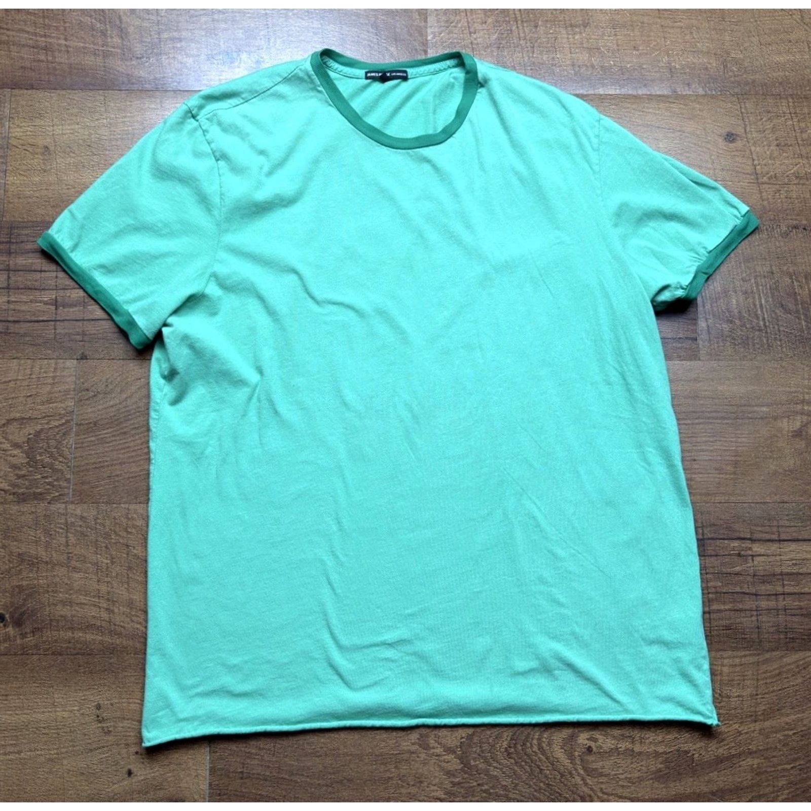 James Perse James Perse Short Sleeve Crew Neck Pullover T Shirt Lime Green Mens Size XL Size US XL / EU 56 / 4 - 2 Thumbnail