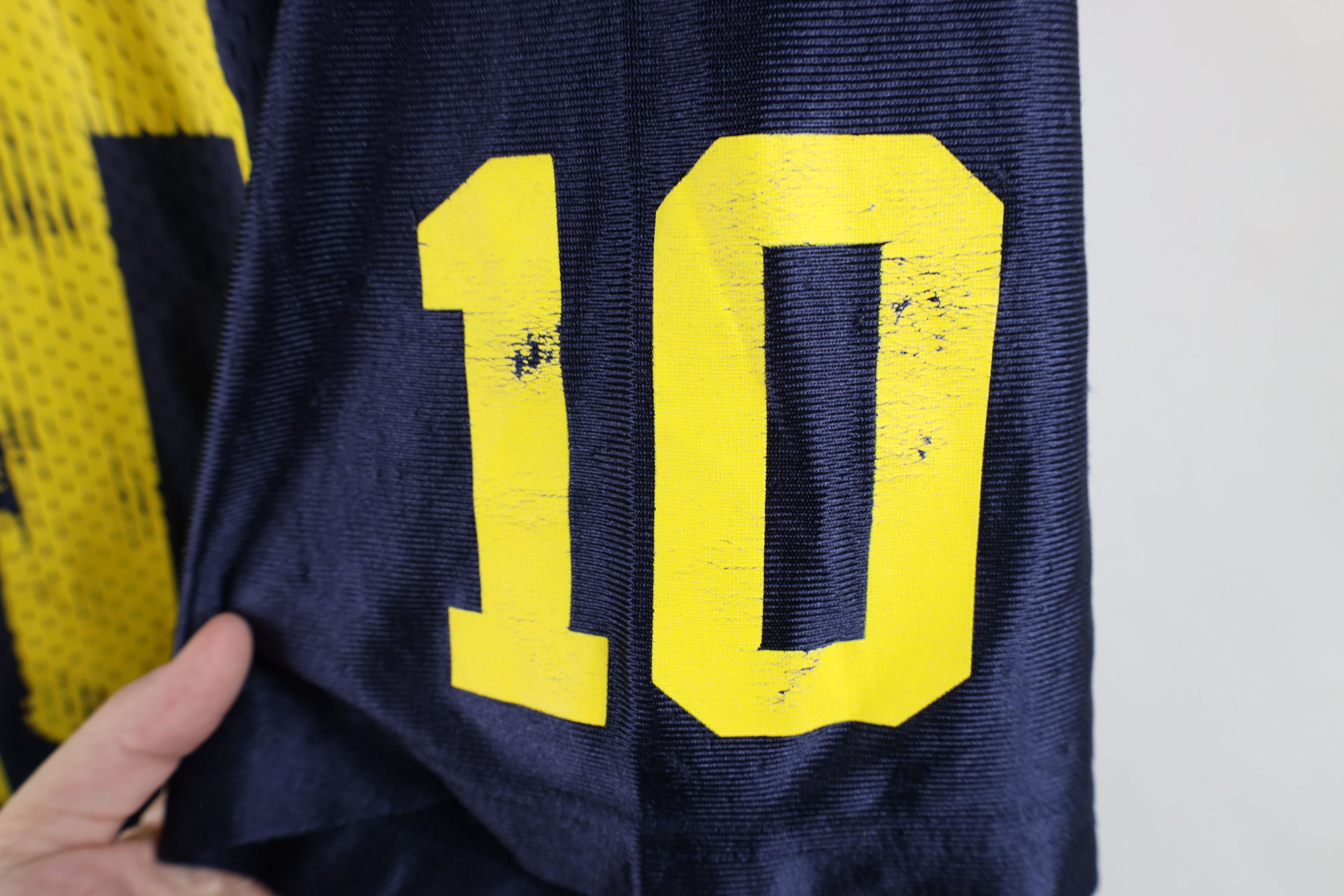 Nike × Vintage Vintage Nike Brady University of Michigan Football Jersey Size US L / EU 52-54 / 3 - 8 Thumbnail