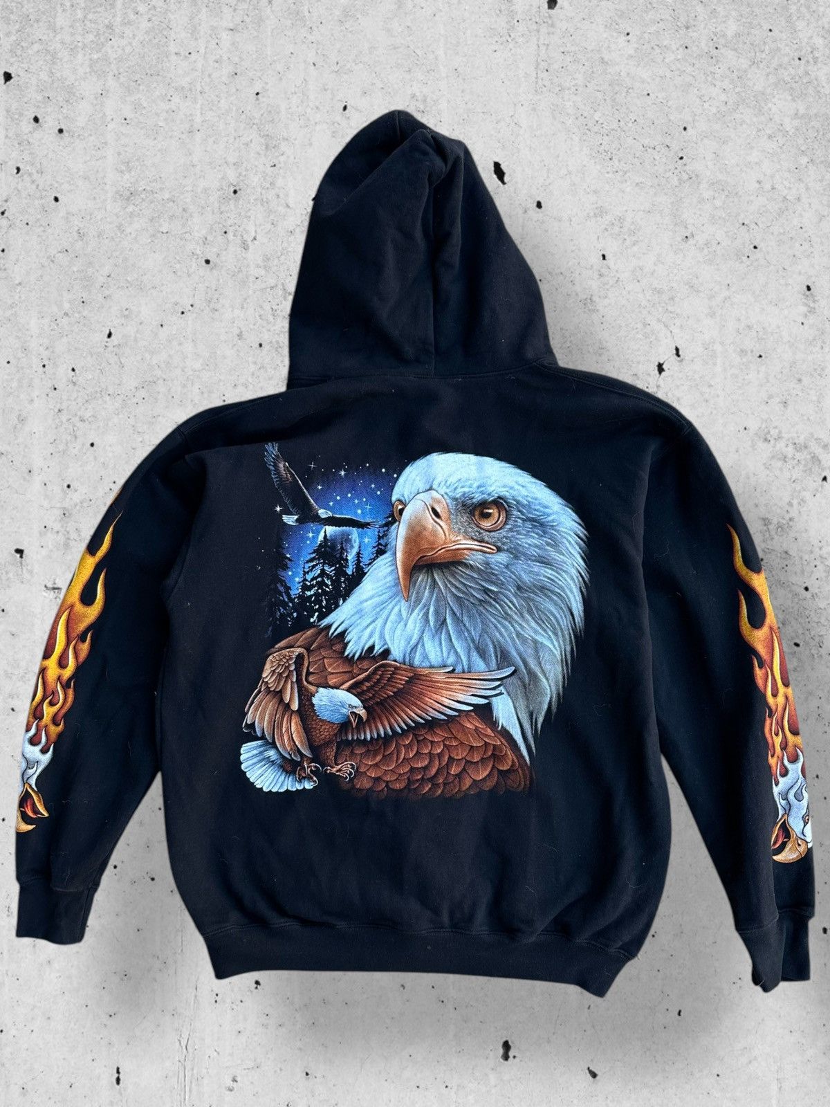 American Eagle Outfitters × Vintage Rock Eagle vintage zip hoodie, sze XL Size US XL / EU 56 / 4 - 6 Thumbnail