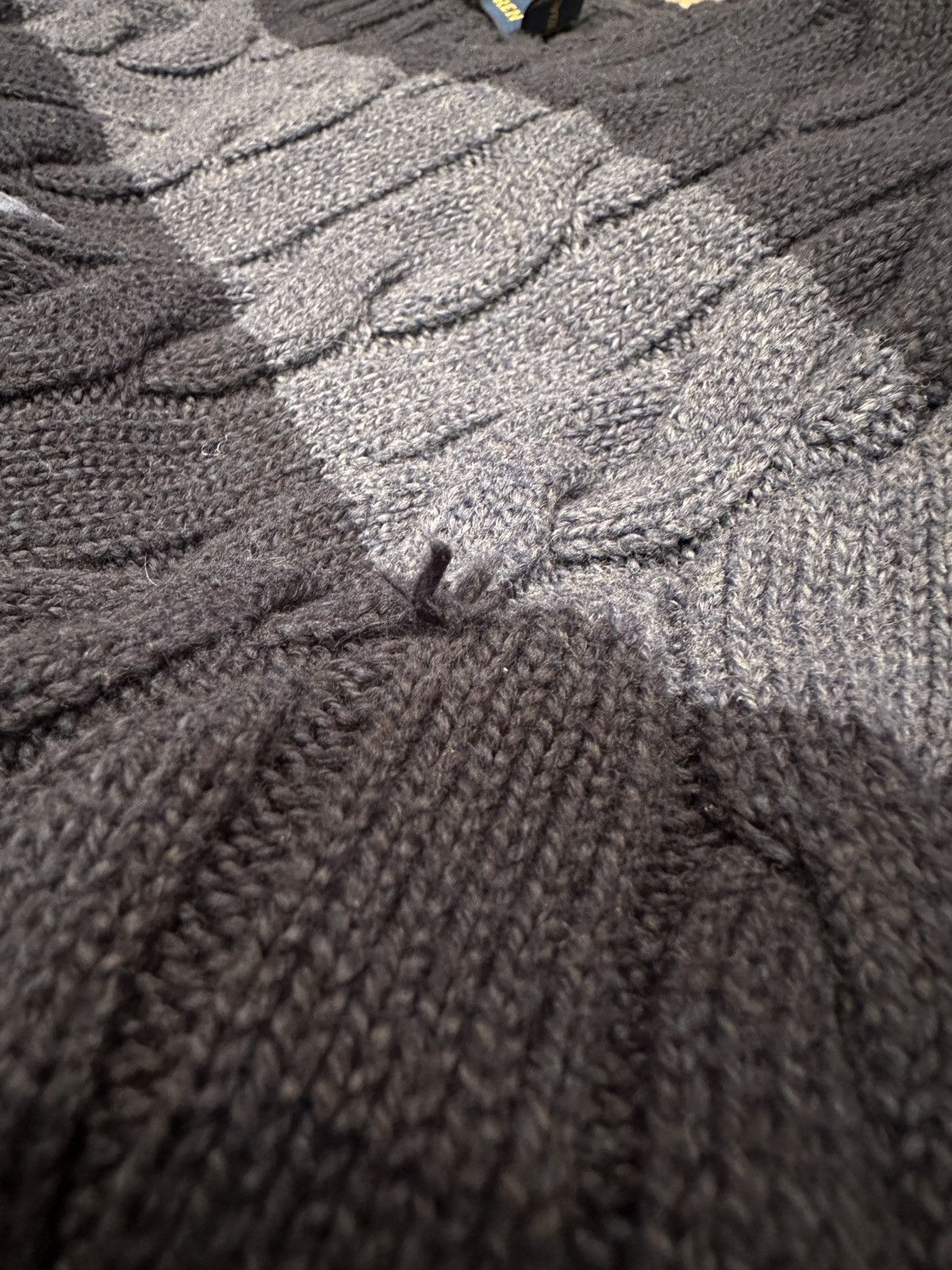Polo Ralph Lauren RALPH LAUREN Classics Striped Cable Knit Wool Sweater FLAW Size US S / EU 44-46 / 1 - 6 Thumbnail